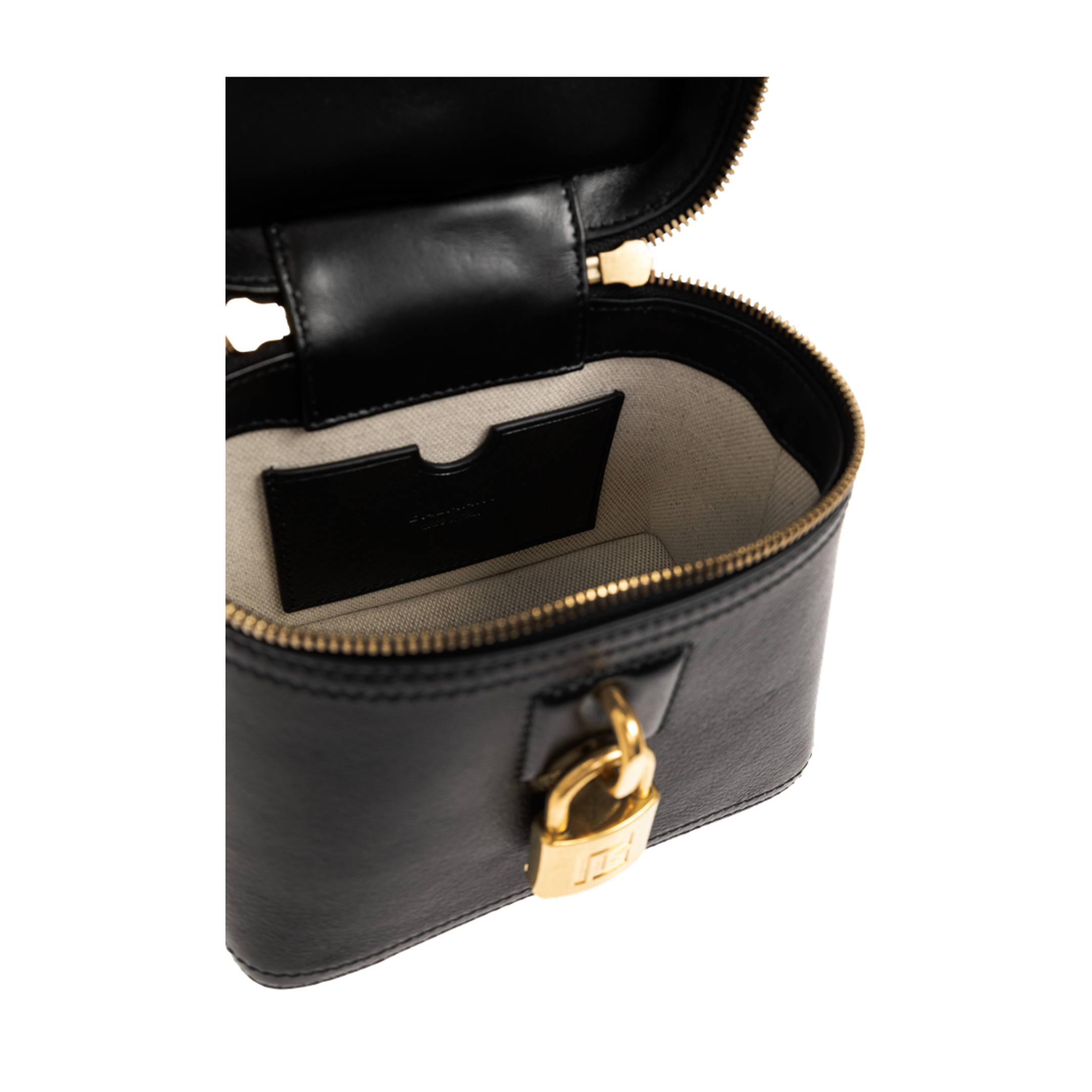 Pulse Vanity Calfskin Bag - Black - Image 5