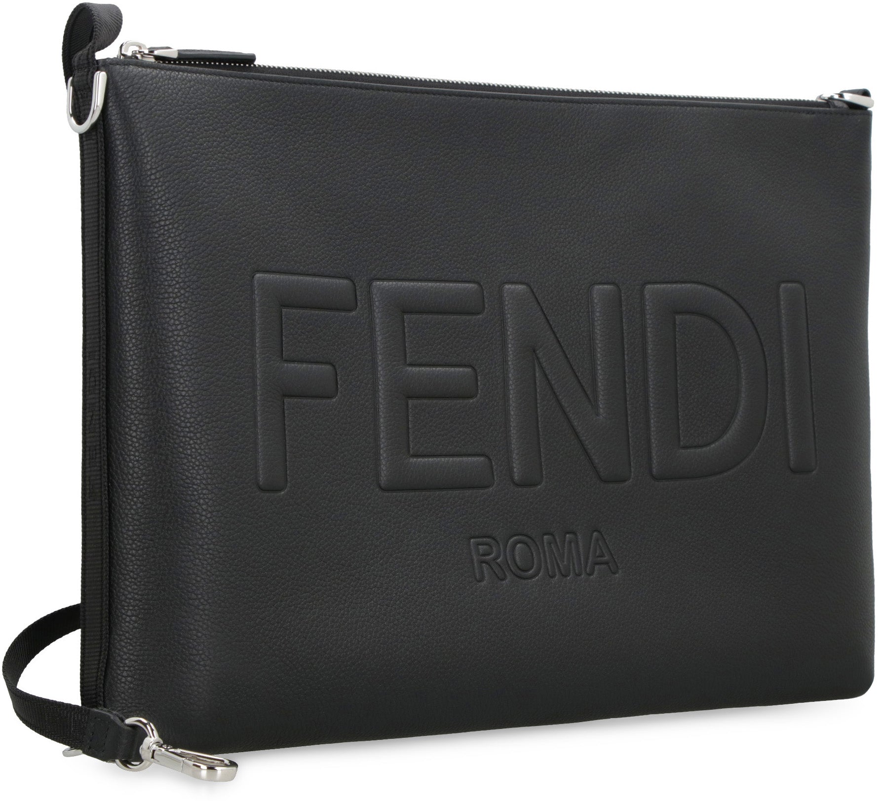 Roma
Black Leather Clutch - Image 2