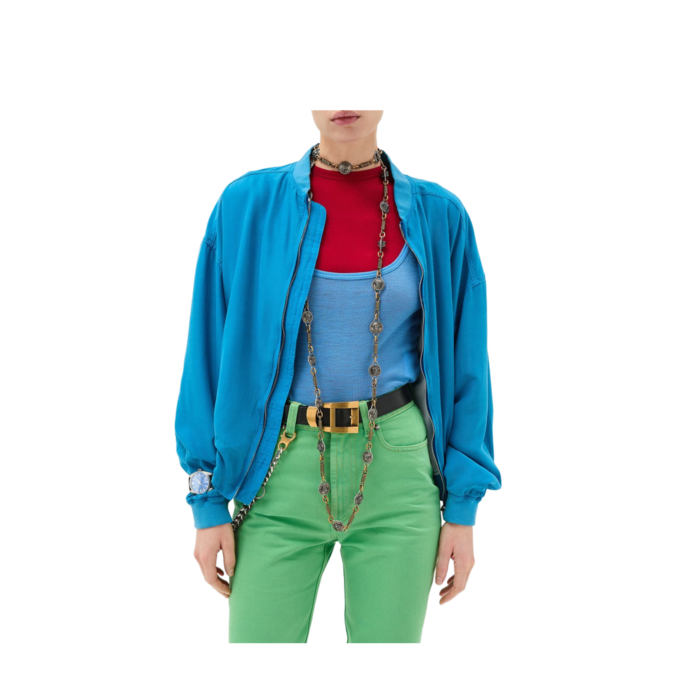 Women's Medusa Wool Tank Top Blue - Image 3