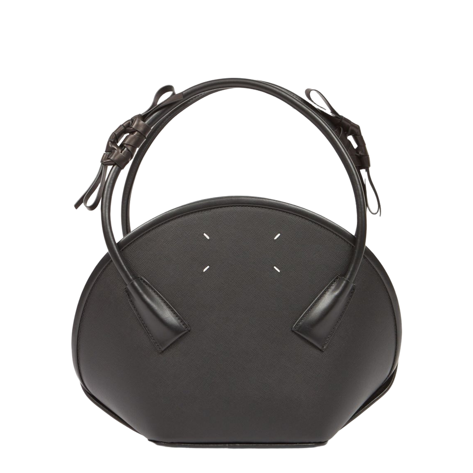 Fortune Small Calf Leather Handbag - Black - Image 6