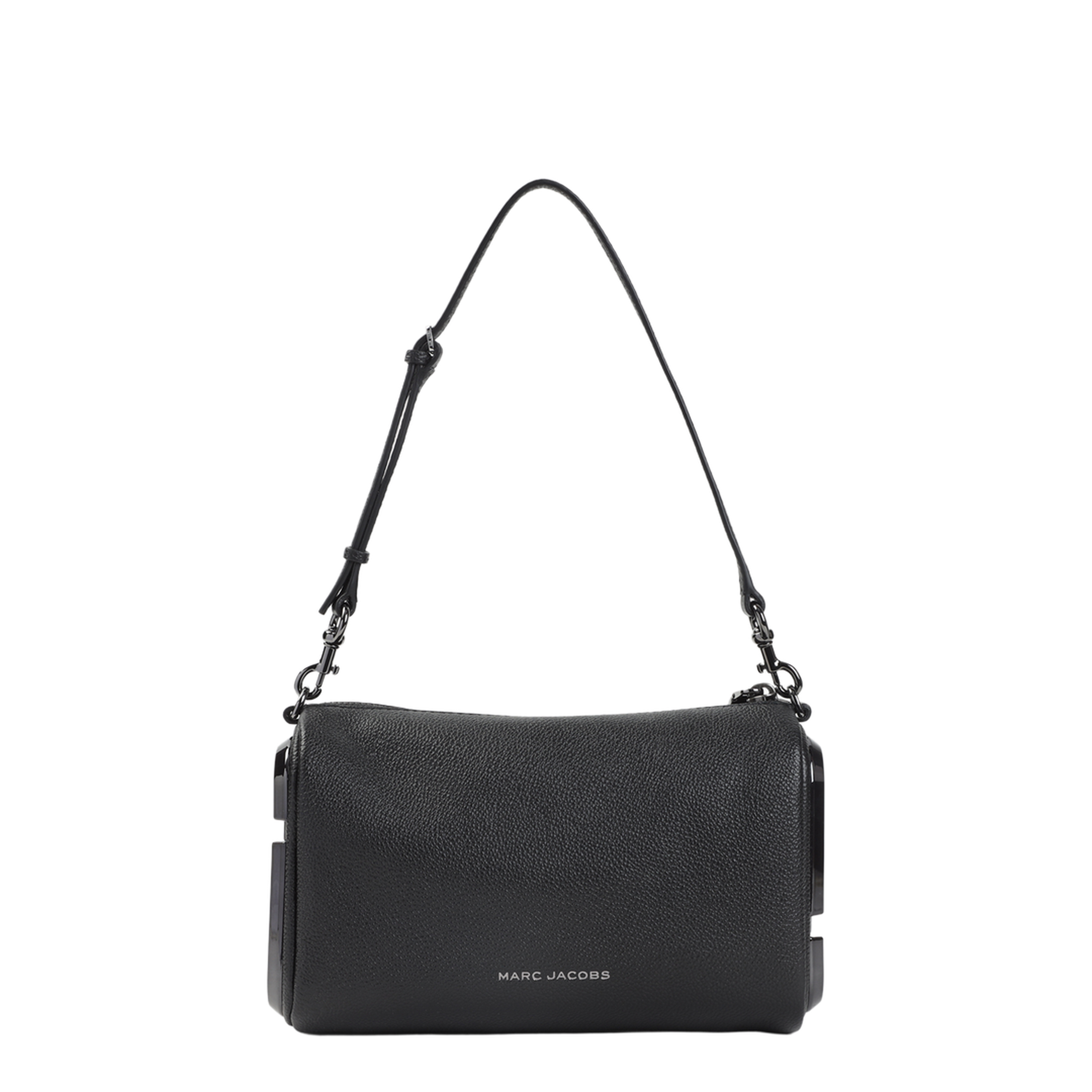 The Snapshot Leather Shoulder Bag - Black - Image 4