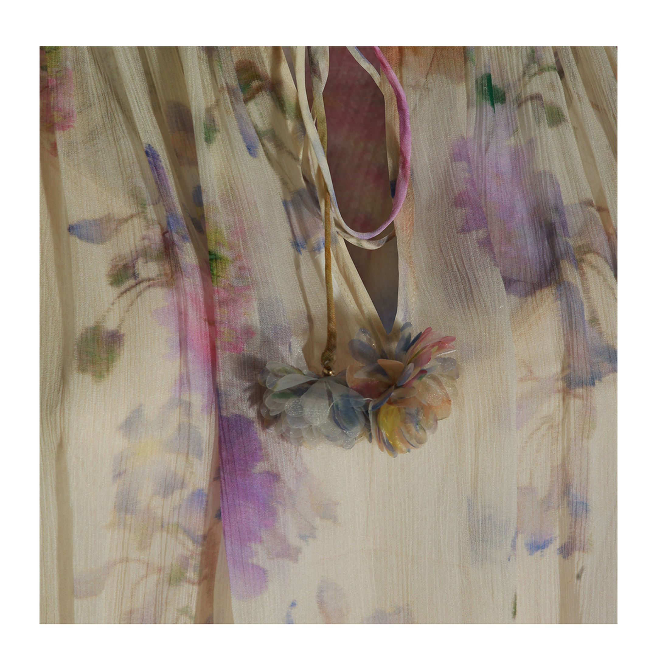 Luna Ruffle Floral Blouse - Image 5