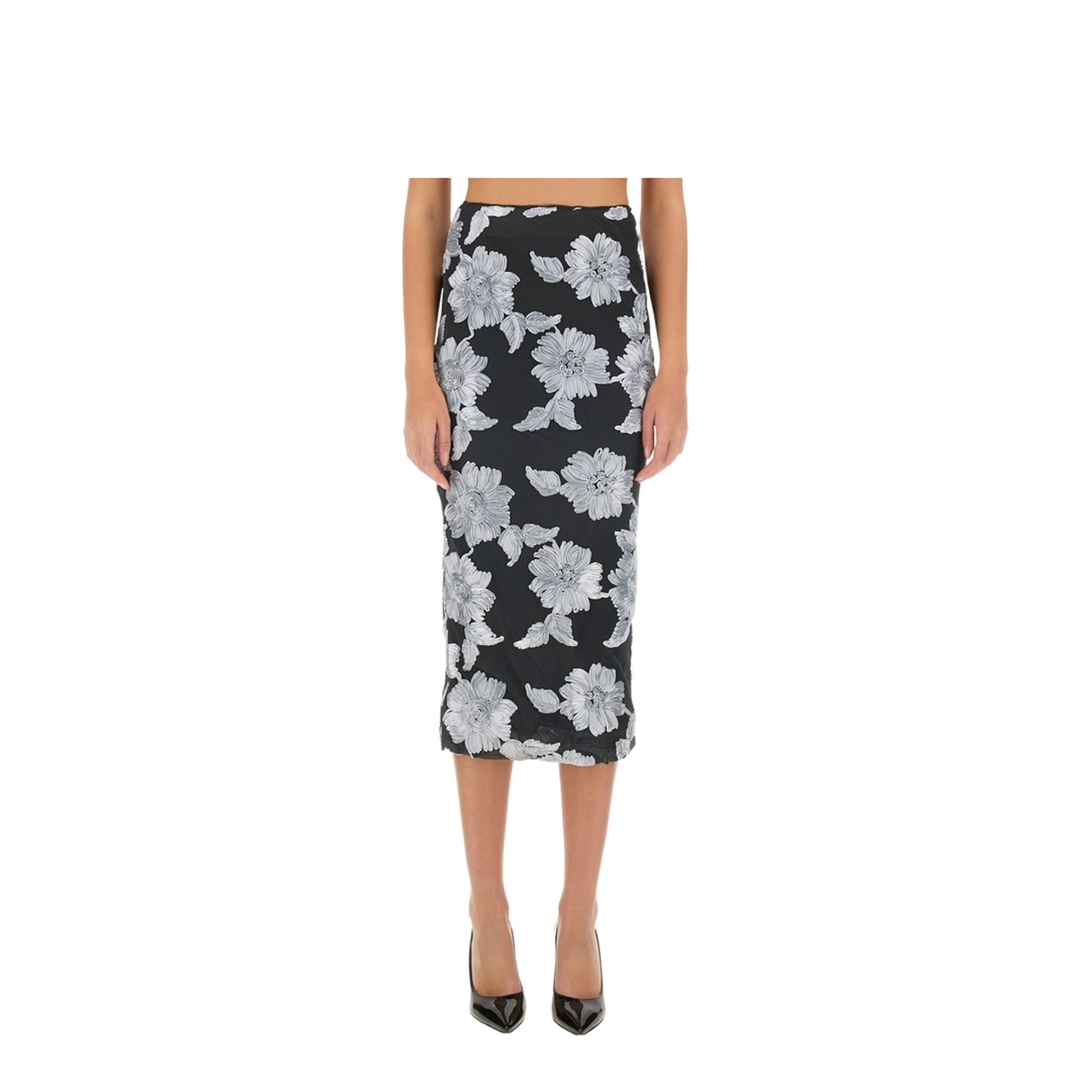 Floral Pencil Skirt - Image 1