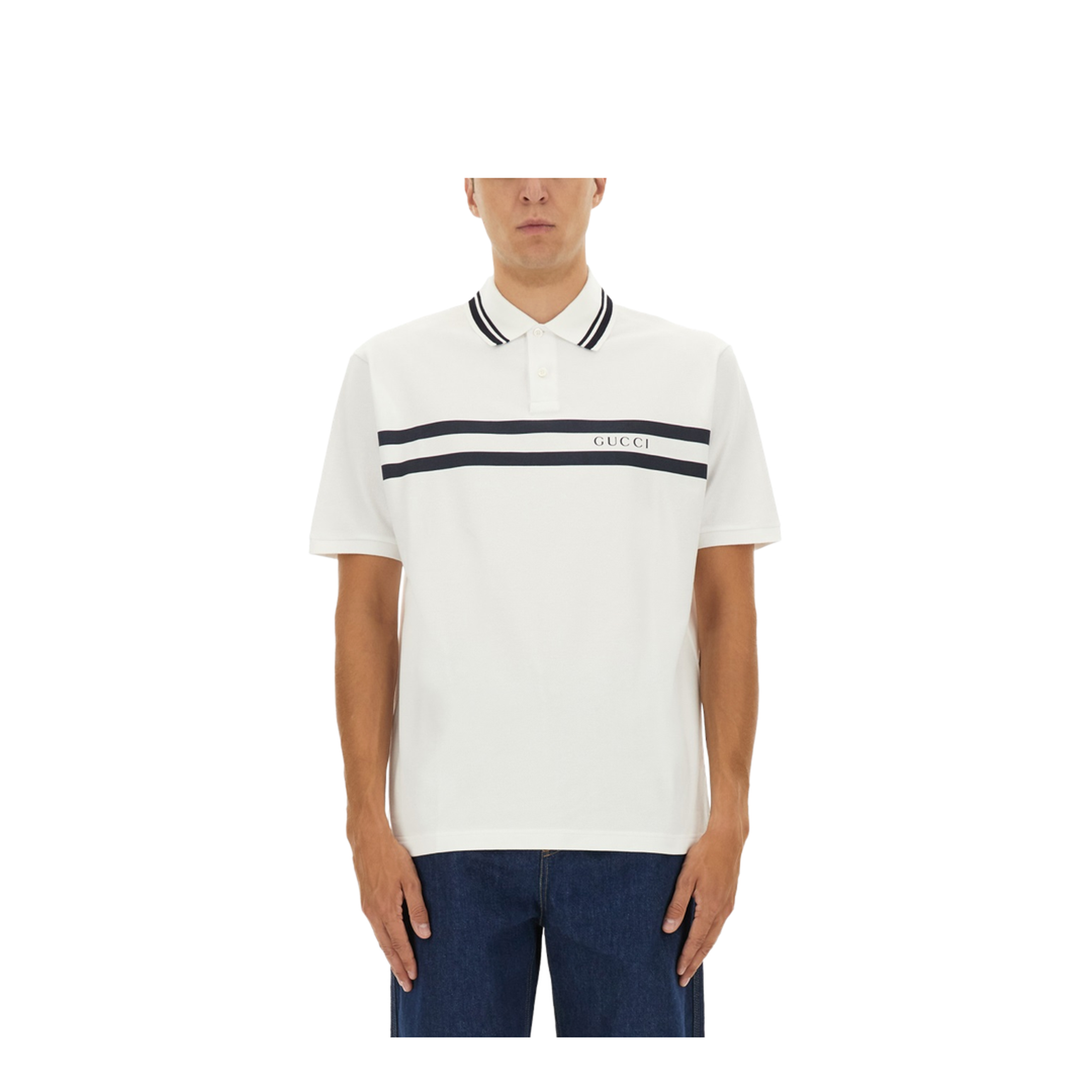 Cotton Pique Polo Shirt - Image 1