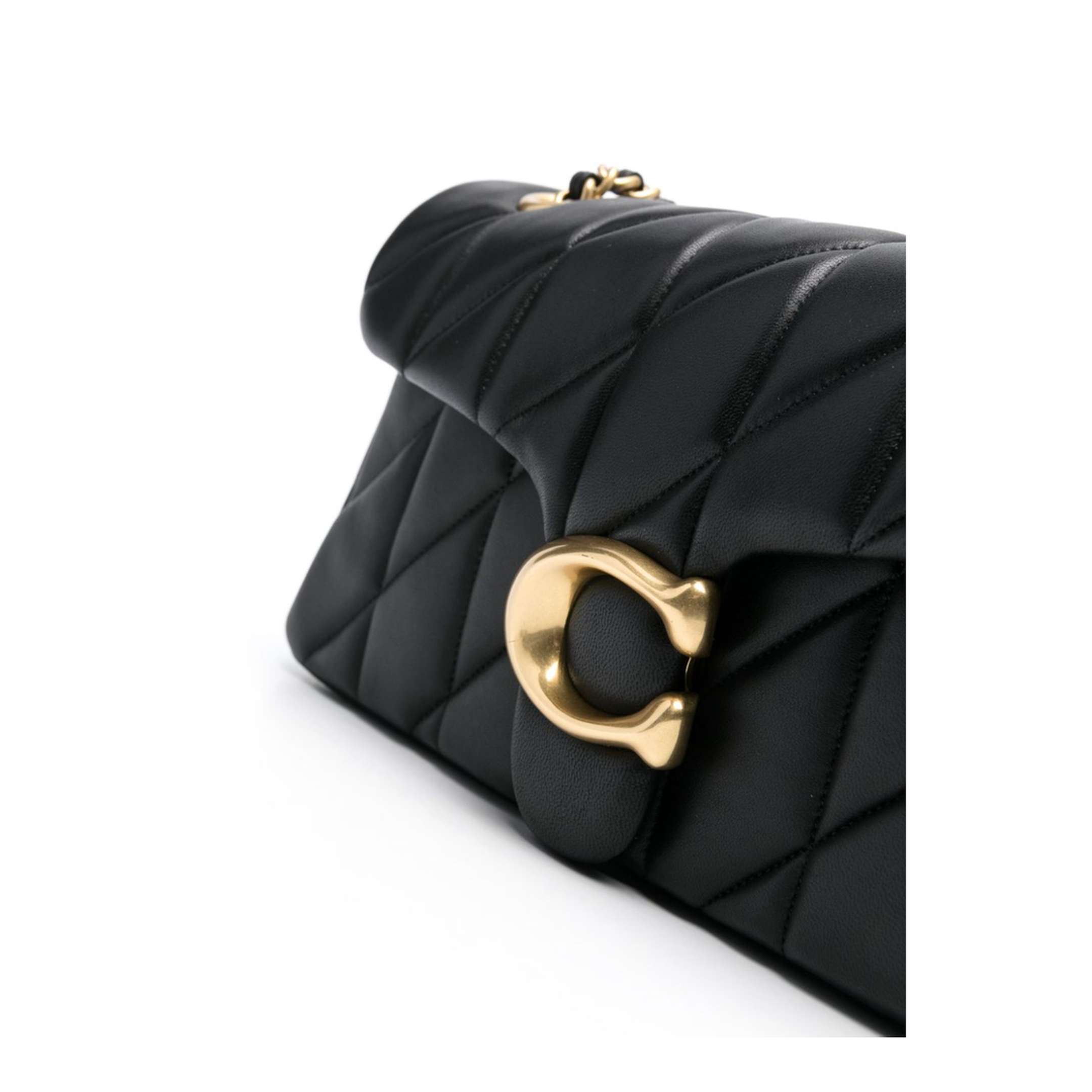 Tabby 26 Nappa Leather Shoulder Bag - Black - Image 5