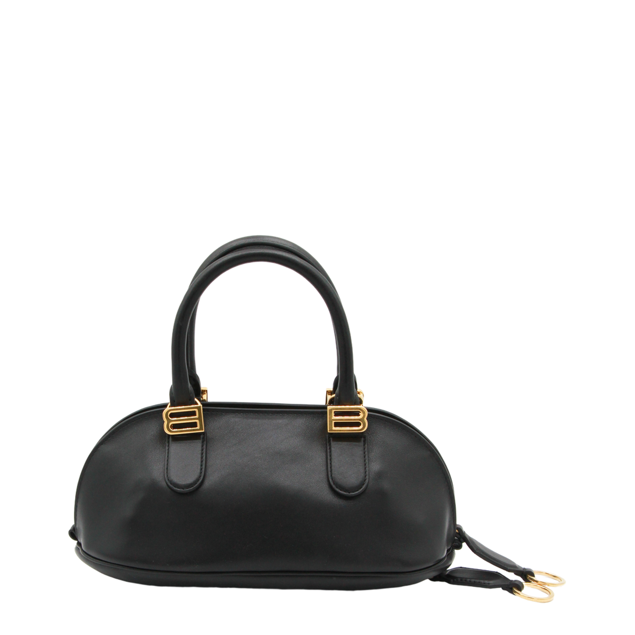 Bolero Mini Smooth Calfskin Bowling Bag - Noir - Image 5