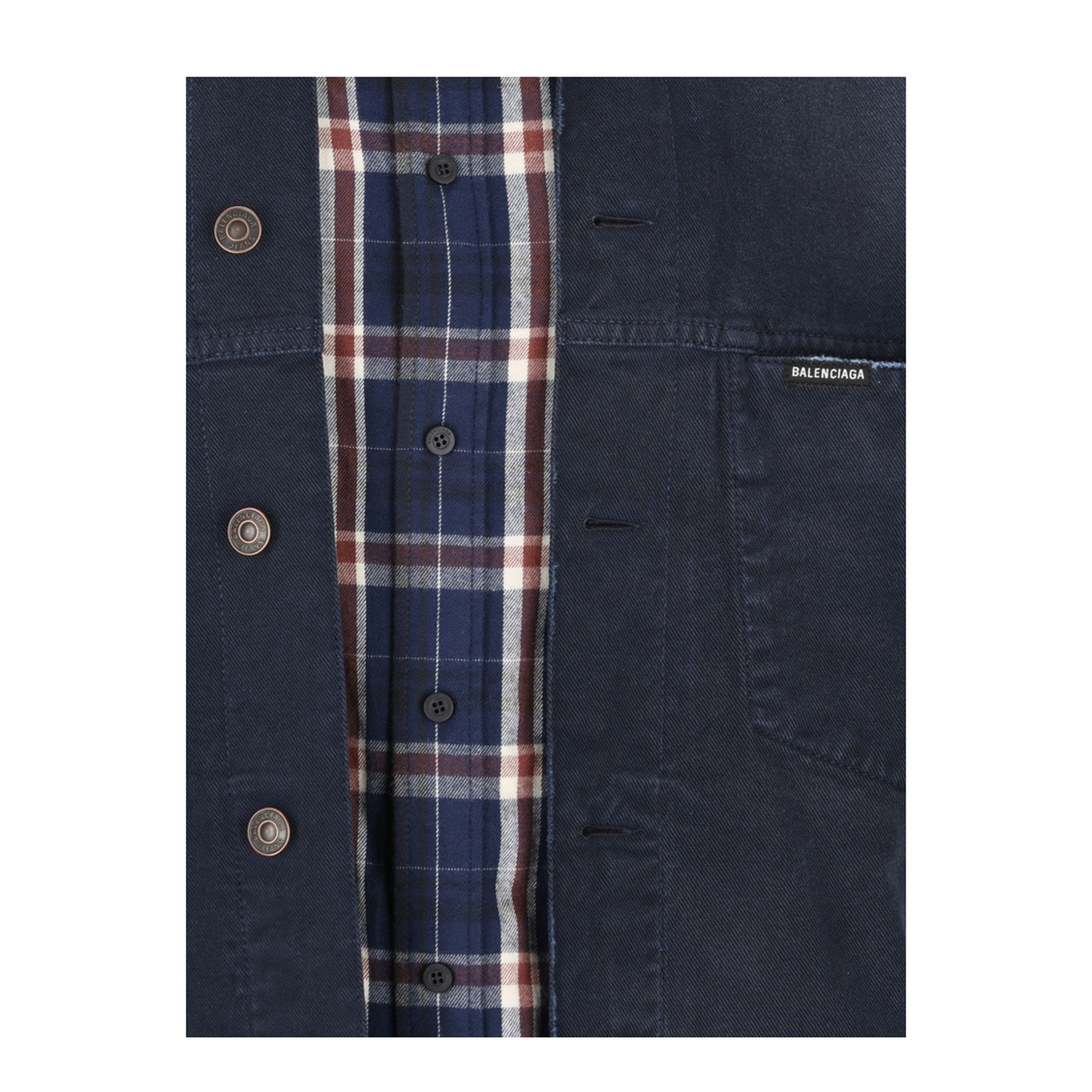 Dark Blue Denim Jacket - Image 2