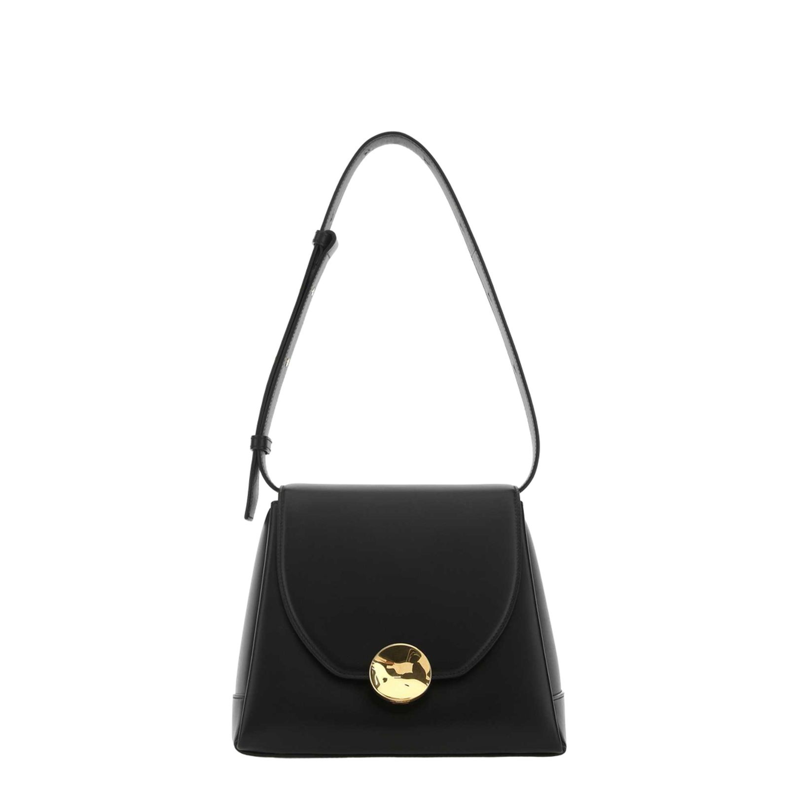 Victor Small Handbag Small Calf Leather Bag - Black - Image 2