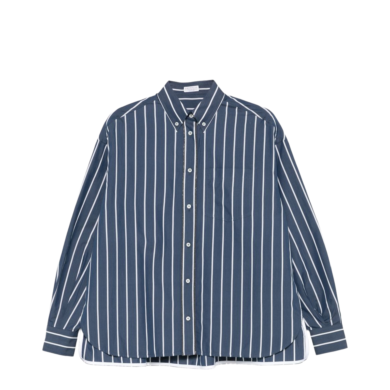 Striped Cotton Shirt - Image 1