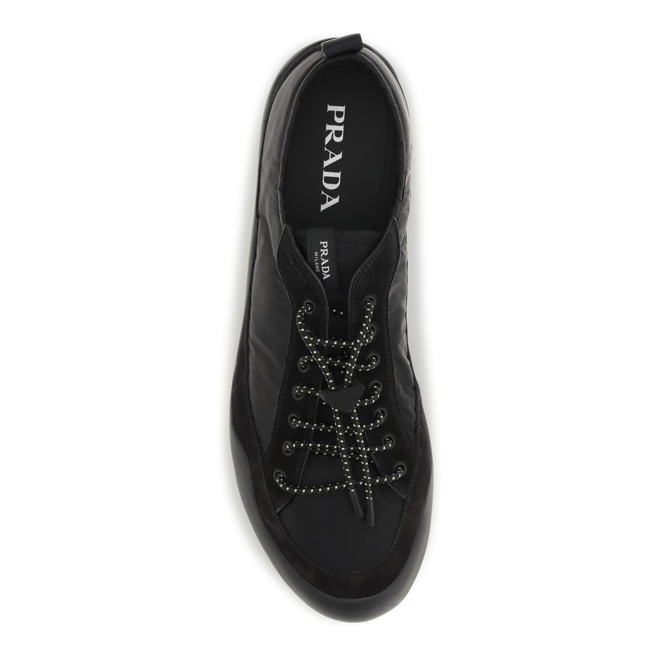 Leather and Fabric Sneakers - Image 4
