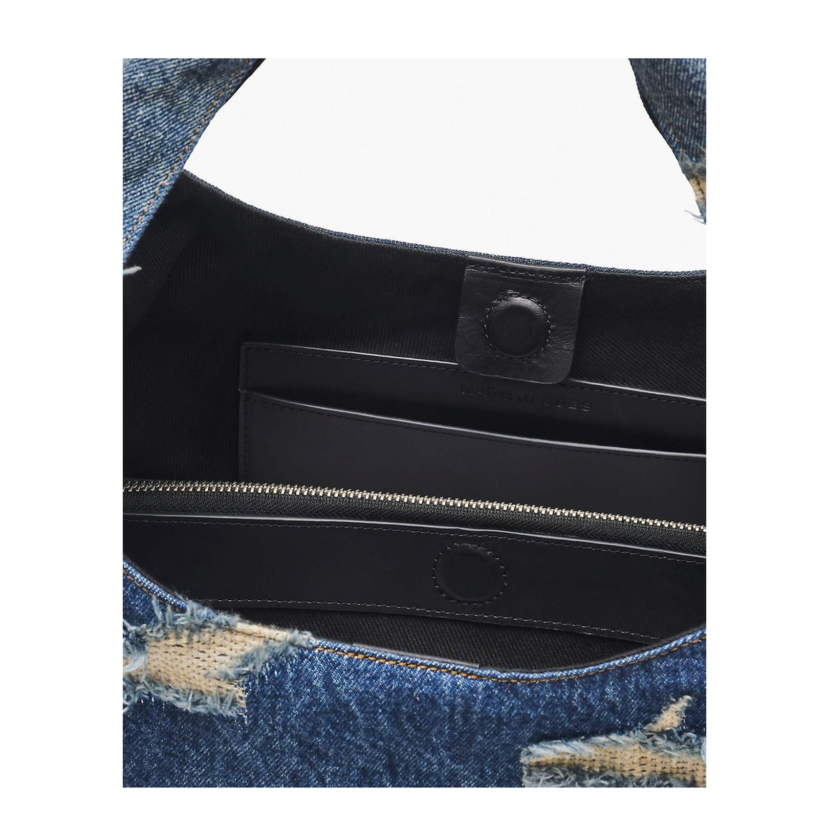 The Rip And Repair Denim Medium Sack Bag - Image 3