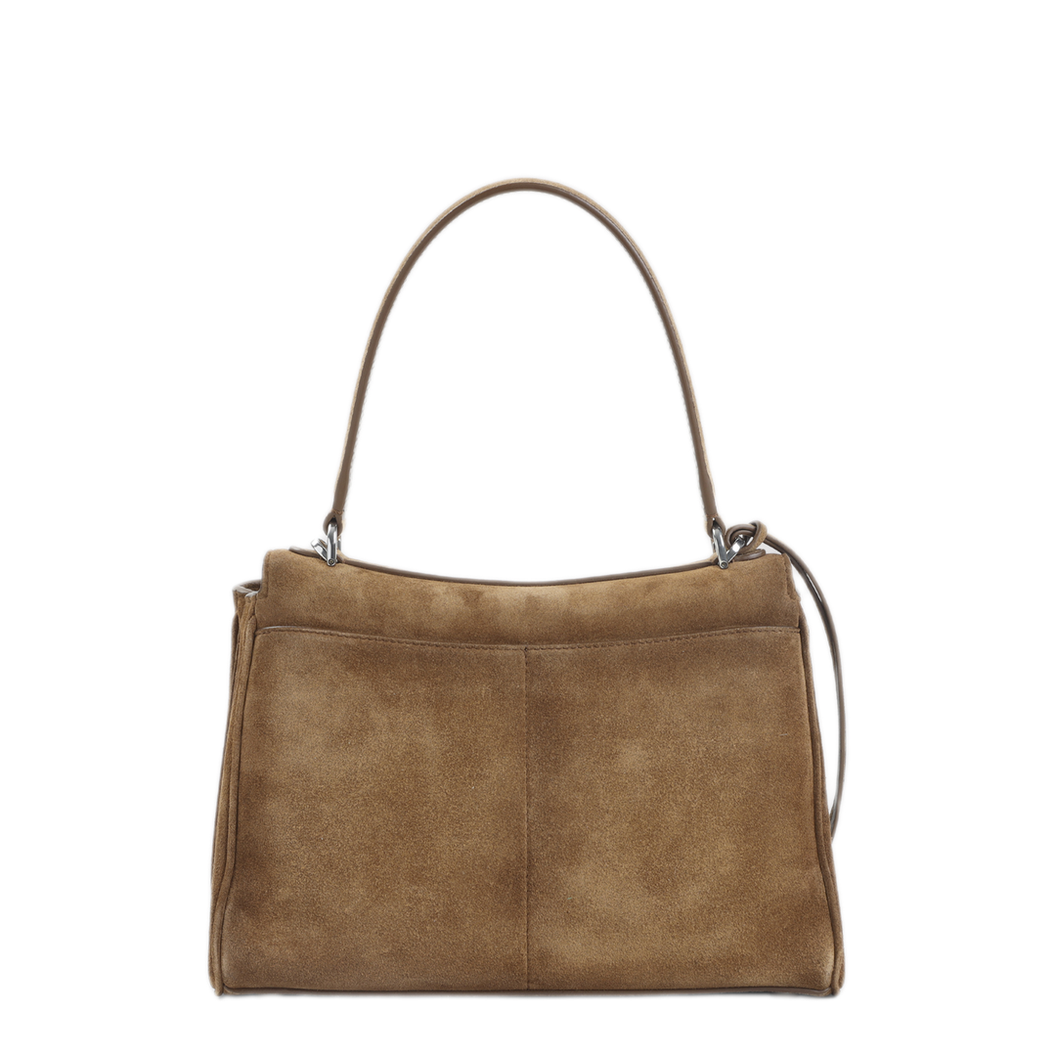 Rodeo Small Waxed Suede Calfskin Handbag - Camel - Image 4