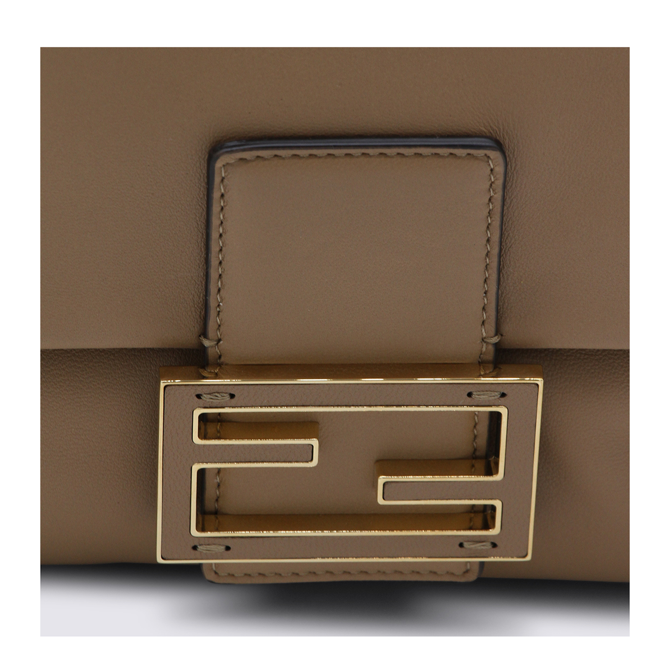Baguette Large Leather Top Handle Bags - Brown - Image 8