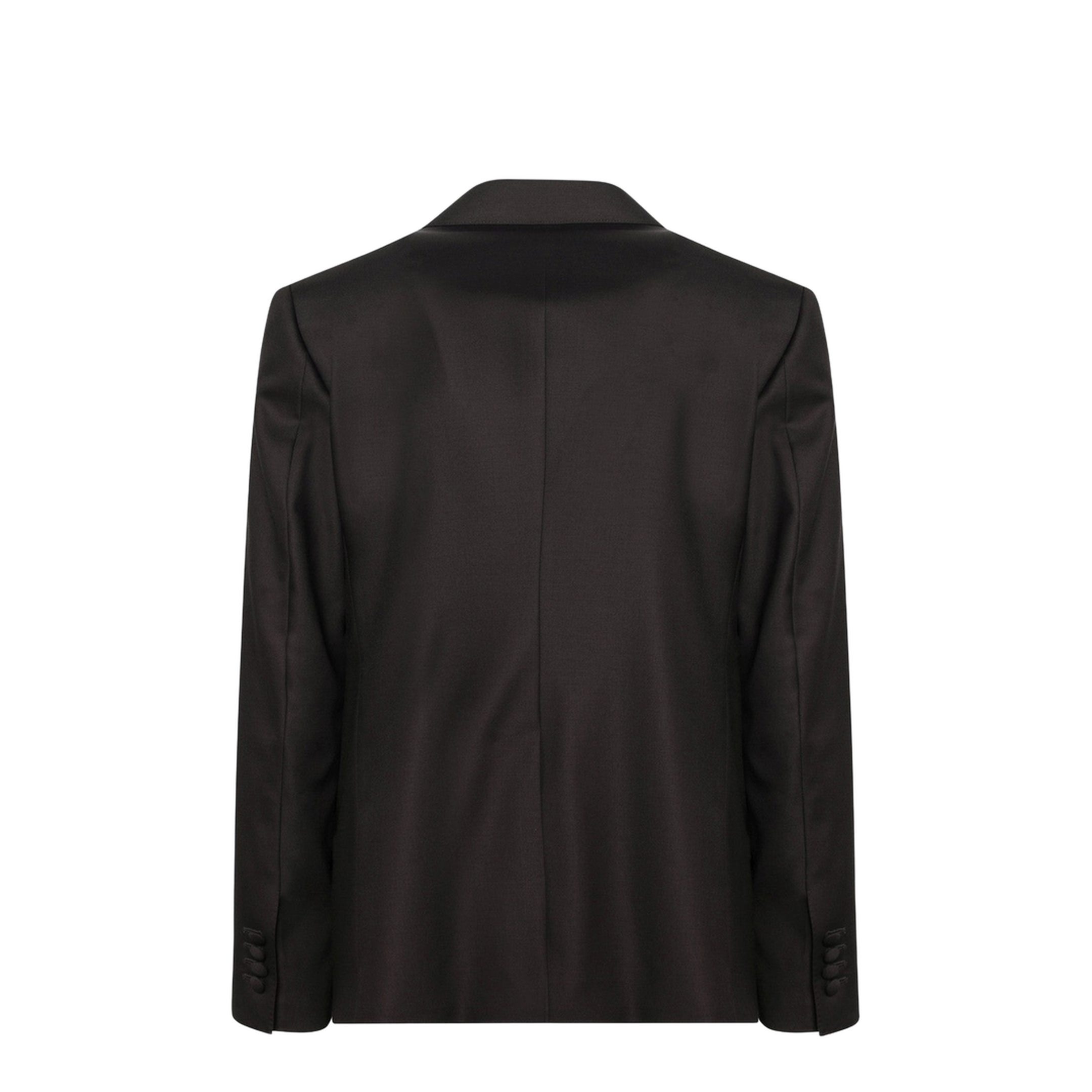 Brown Single-Breasted Wool Jacket - Image 2