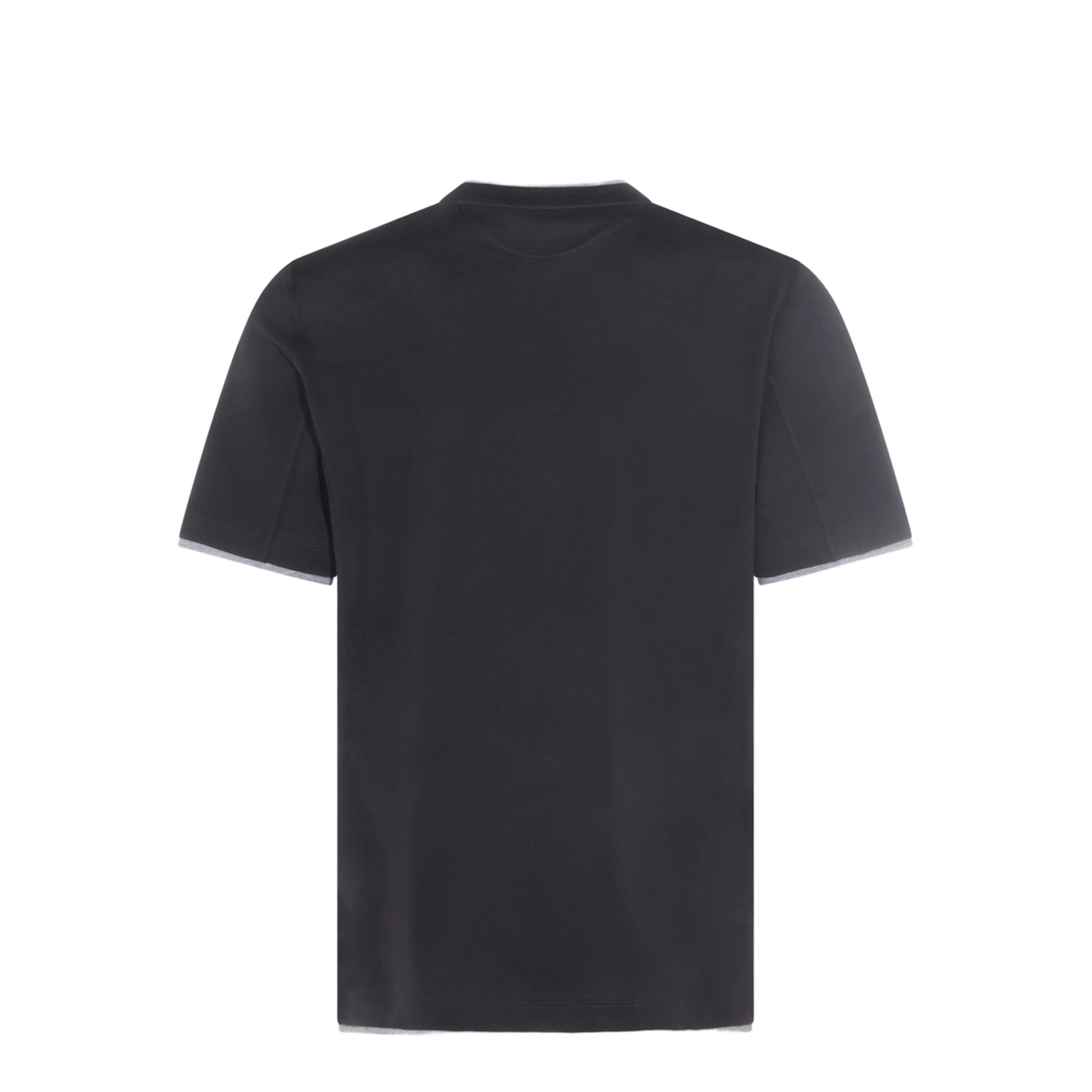 Men's Crew-Neck T-Shirt Dark Blue - Image 4