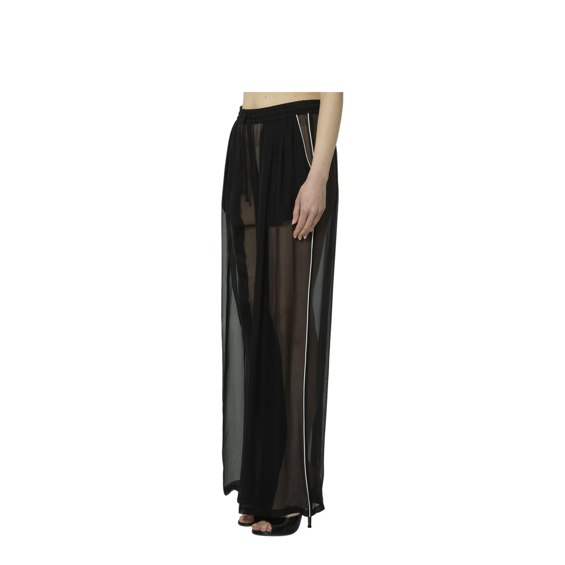 Silk Chiffon Trousers - Image 2