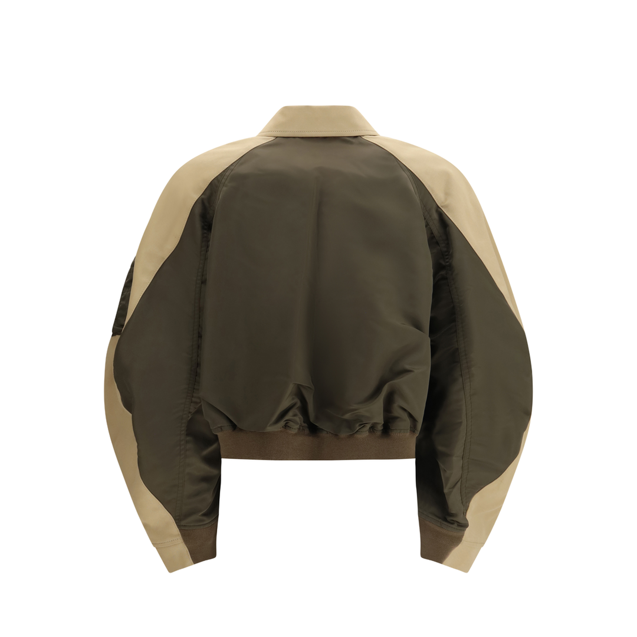Cotton and Nylon Bomber Jacket - Image 2