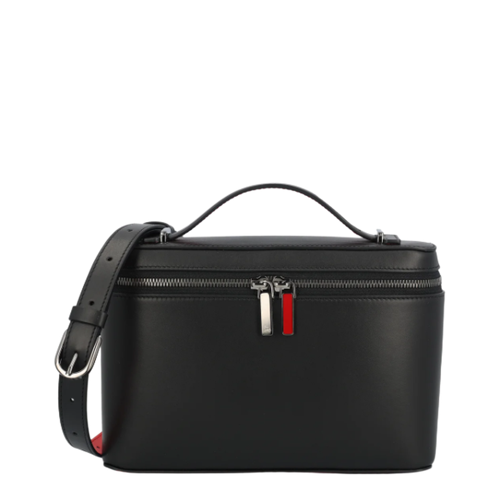 Kypipouch Leather Crossbody Bag Black - Image 1
