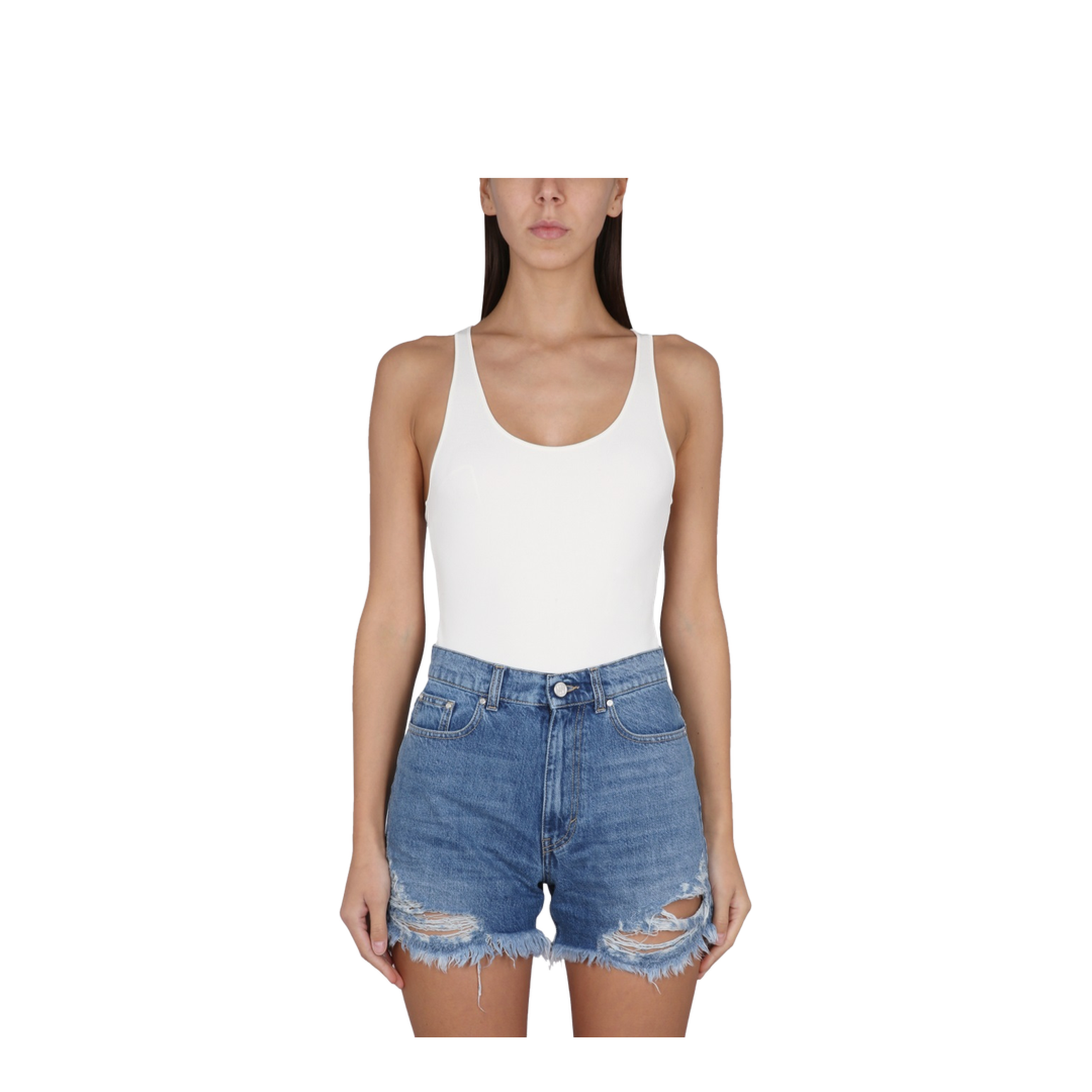 Compact Knit Bodysuit - Image 1