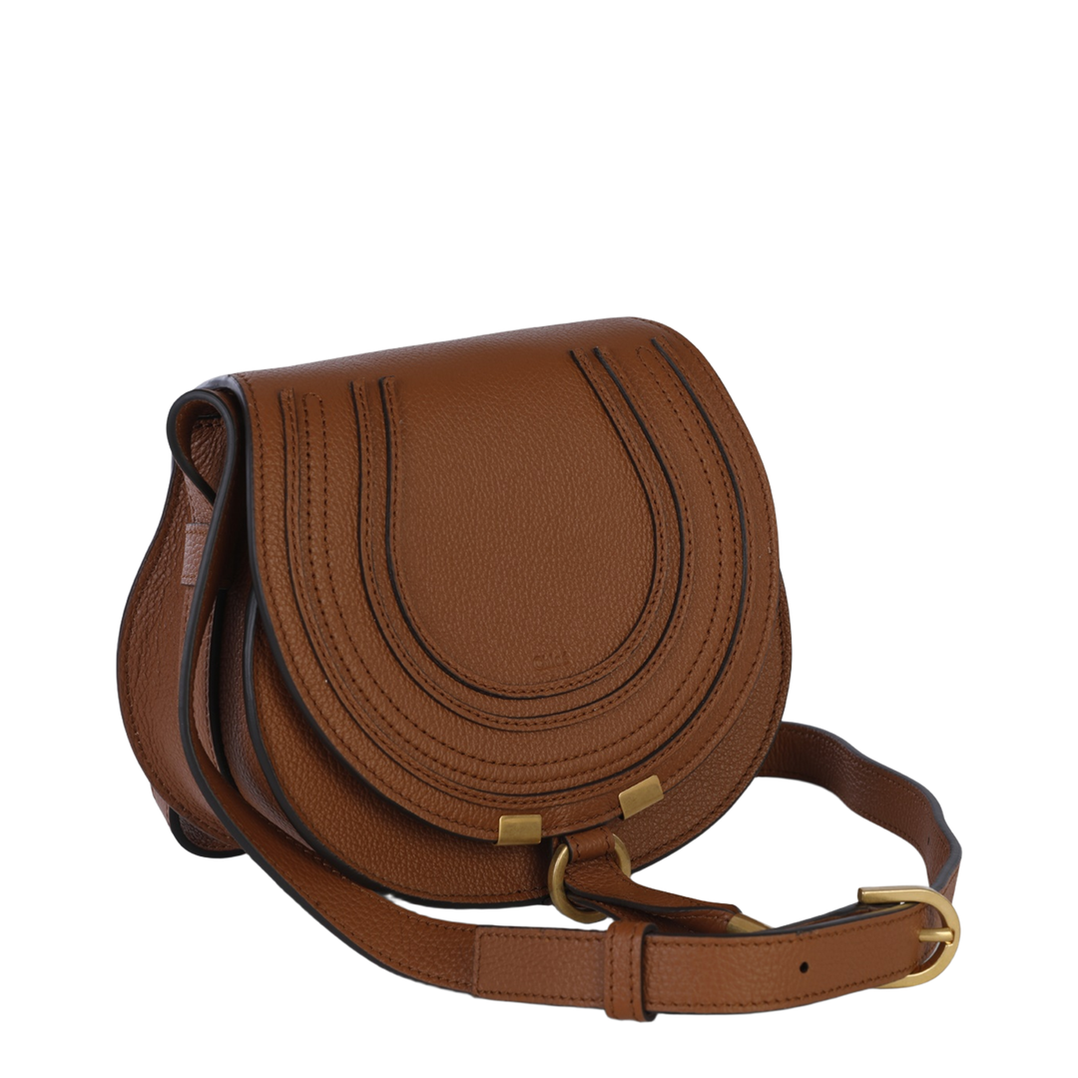 Marcie Small Calfskin Saddle Bag - Luggage - Image 2