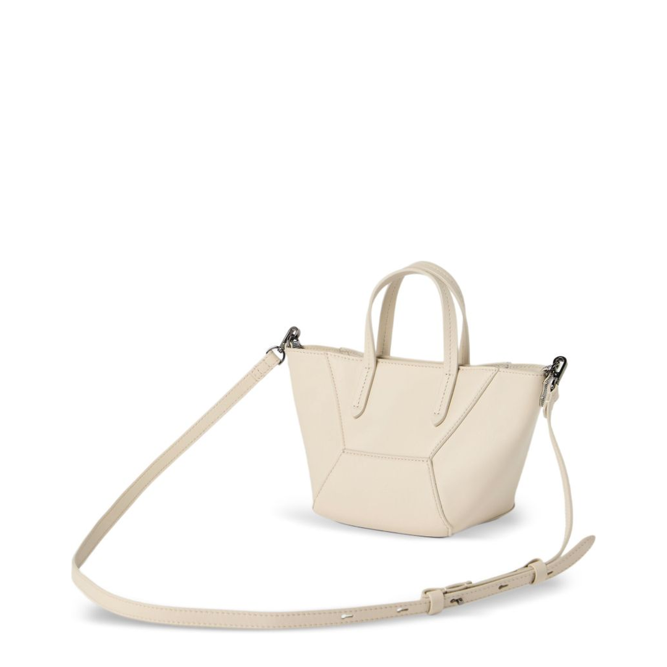 BC Duo Mini Calfskin Bag - Ivory - Image 5
