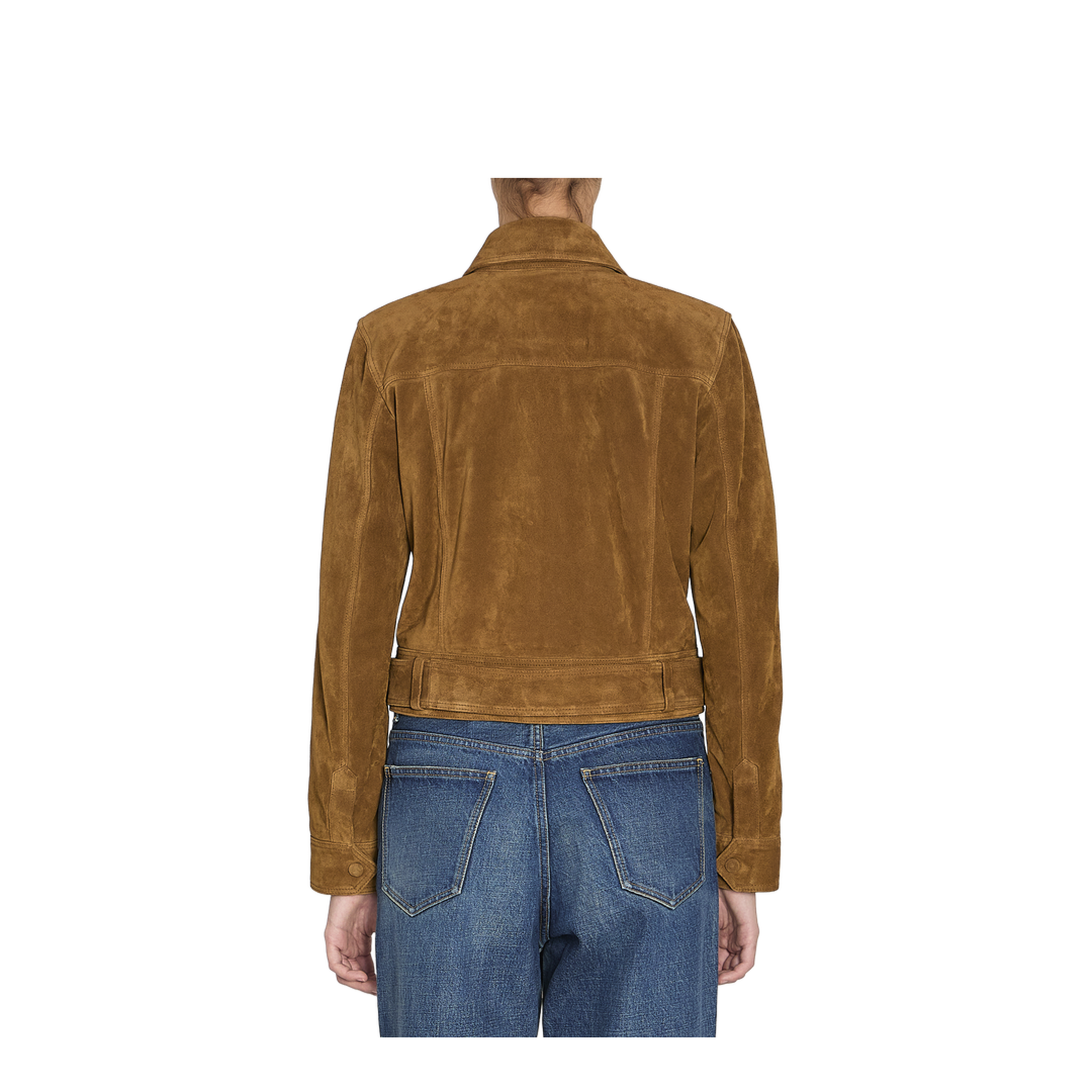 Vintage Suede Leather Jacket - Image 4