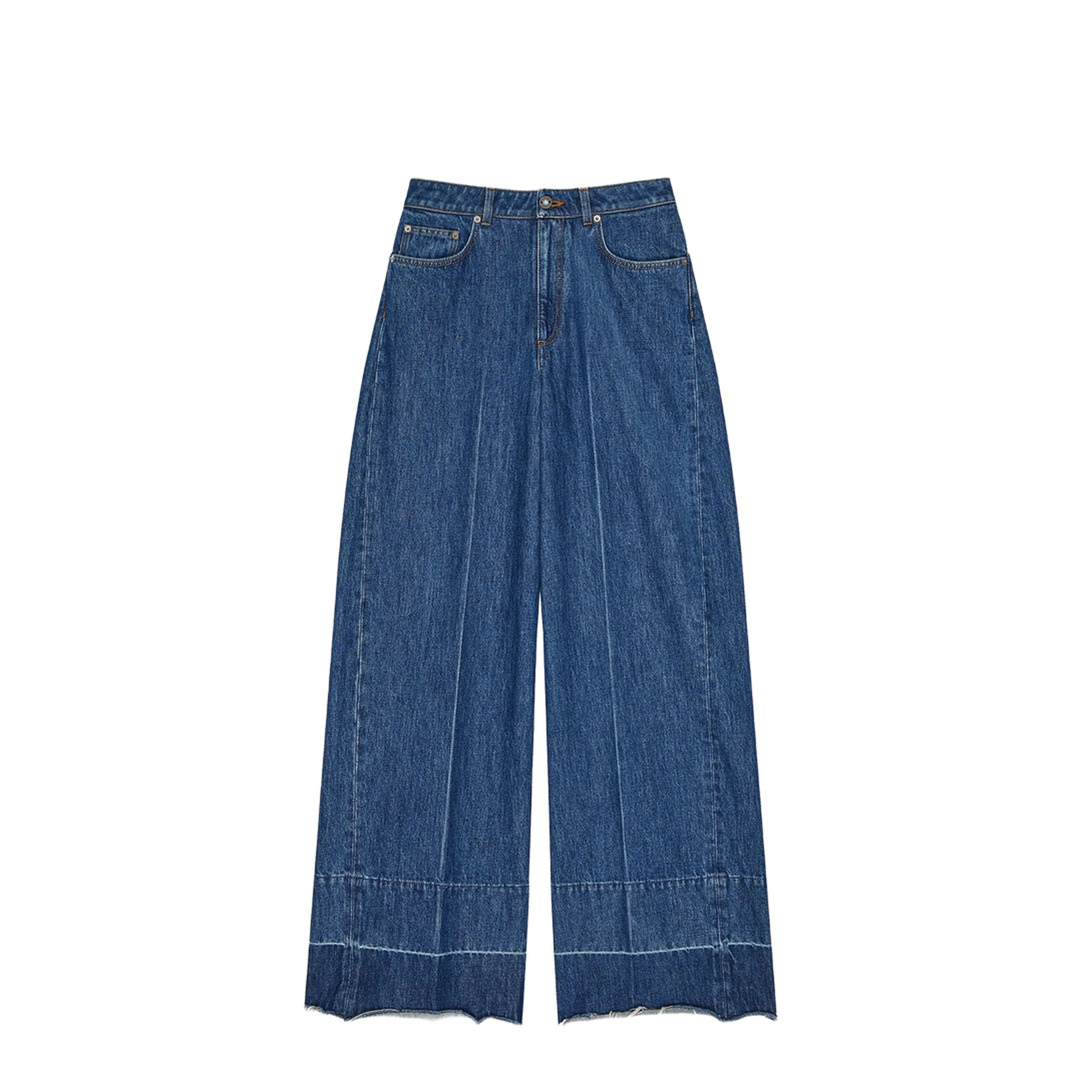 5 Pockets Wide-Leg Jeans - Image 1