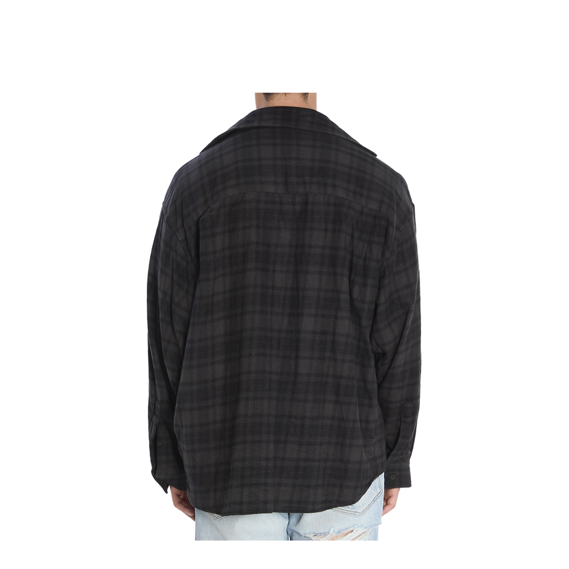 Layered Shirt in Black - Image 4