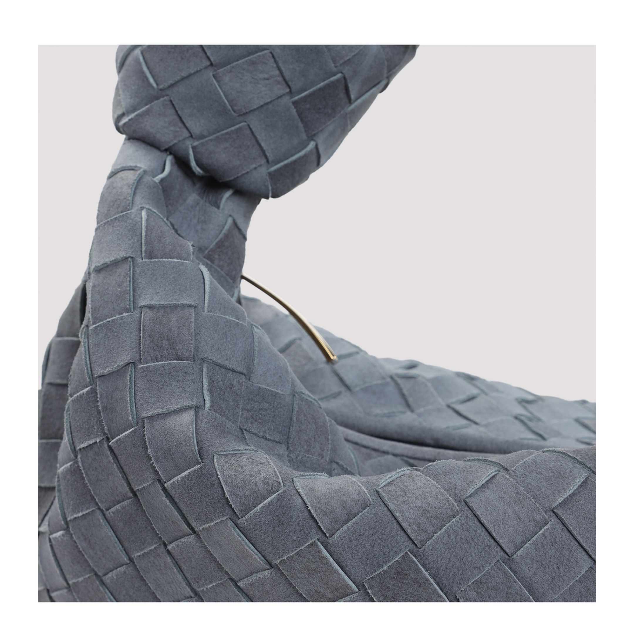 Jodie Intrecciato 15 Cloudy Suede Handbag - Image 5