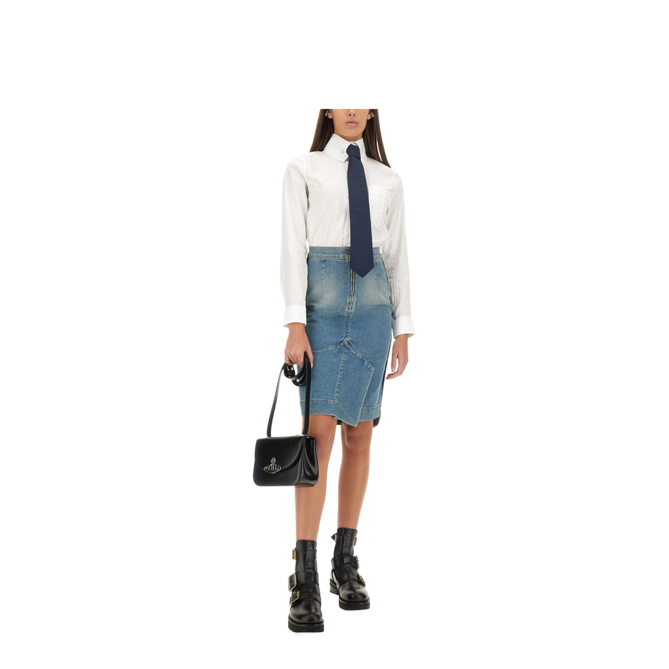 Denim Midi Skirt - Image 2
