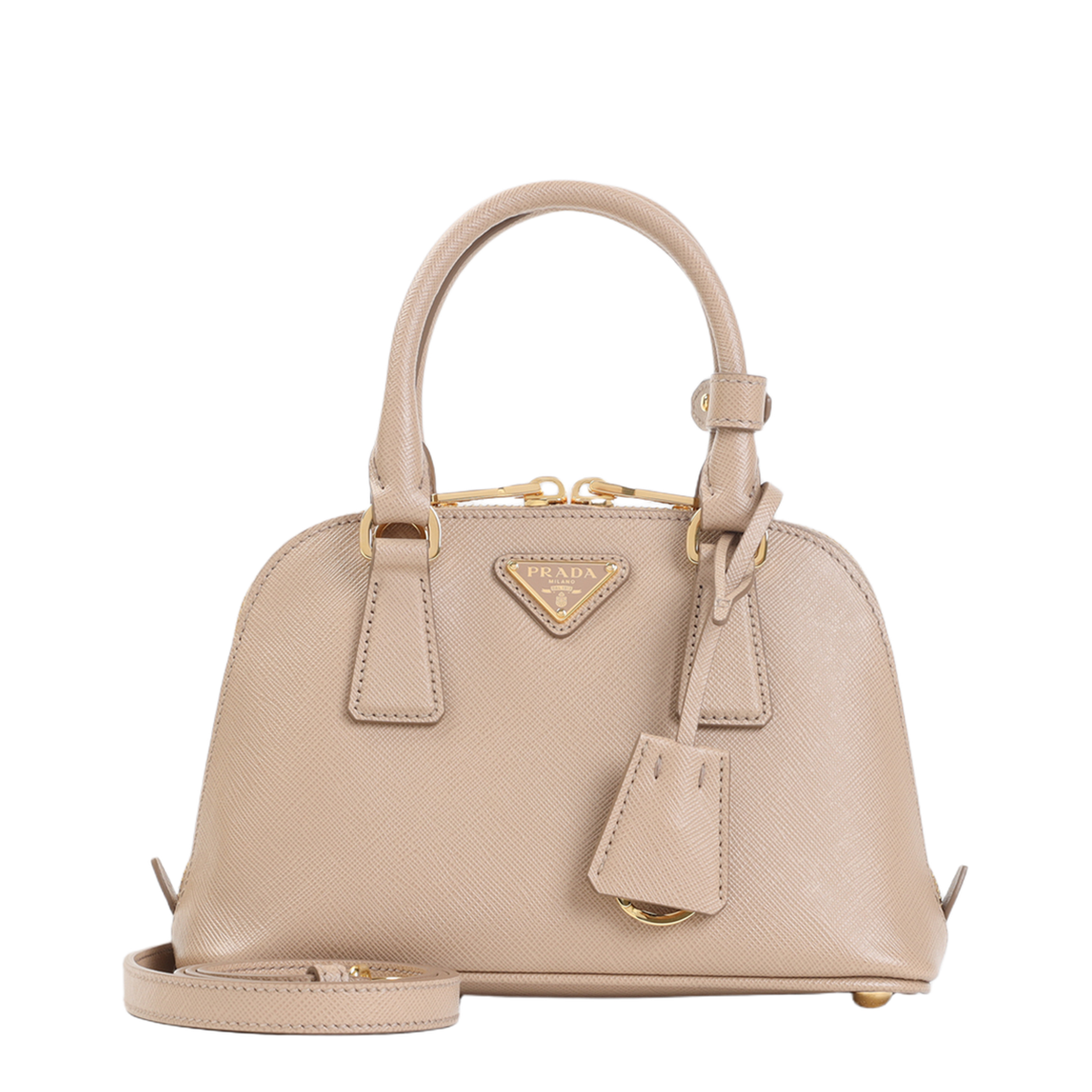 Promenade Mini Calfskin Handbag - Cameo - Image 4