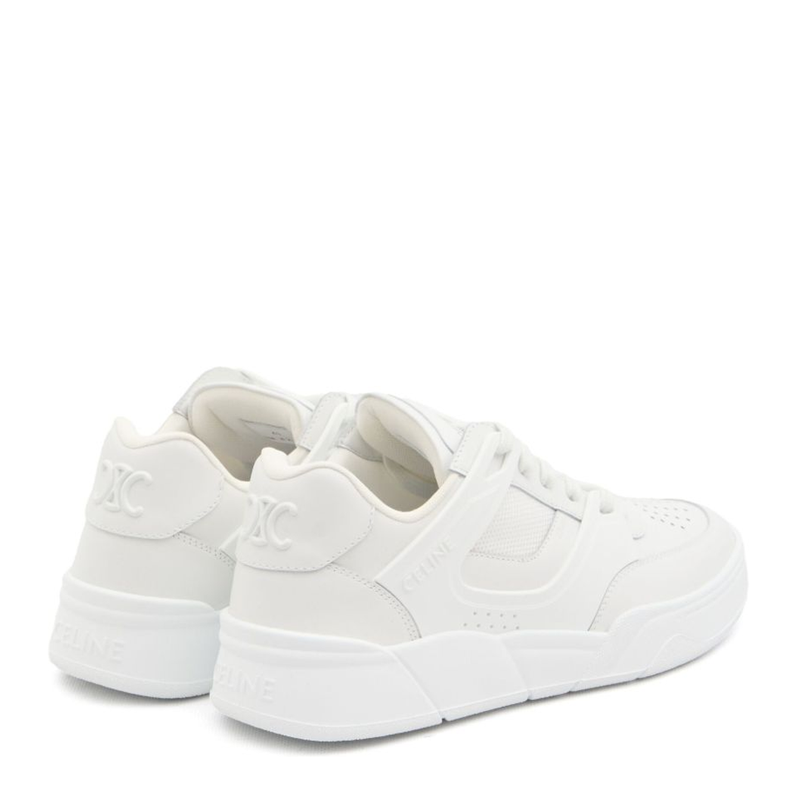 CT-09 Leather Sneakers with Mesh Inserts - Image 2