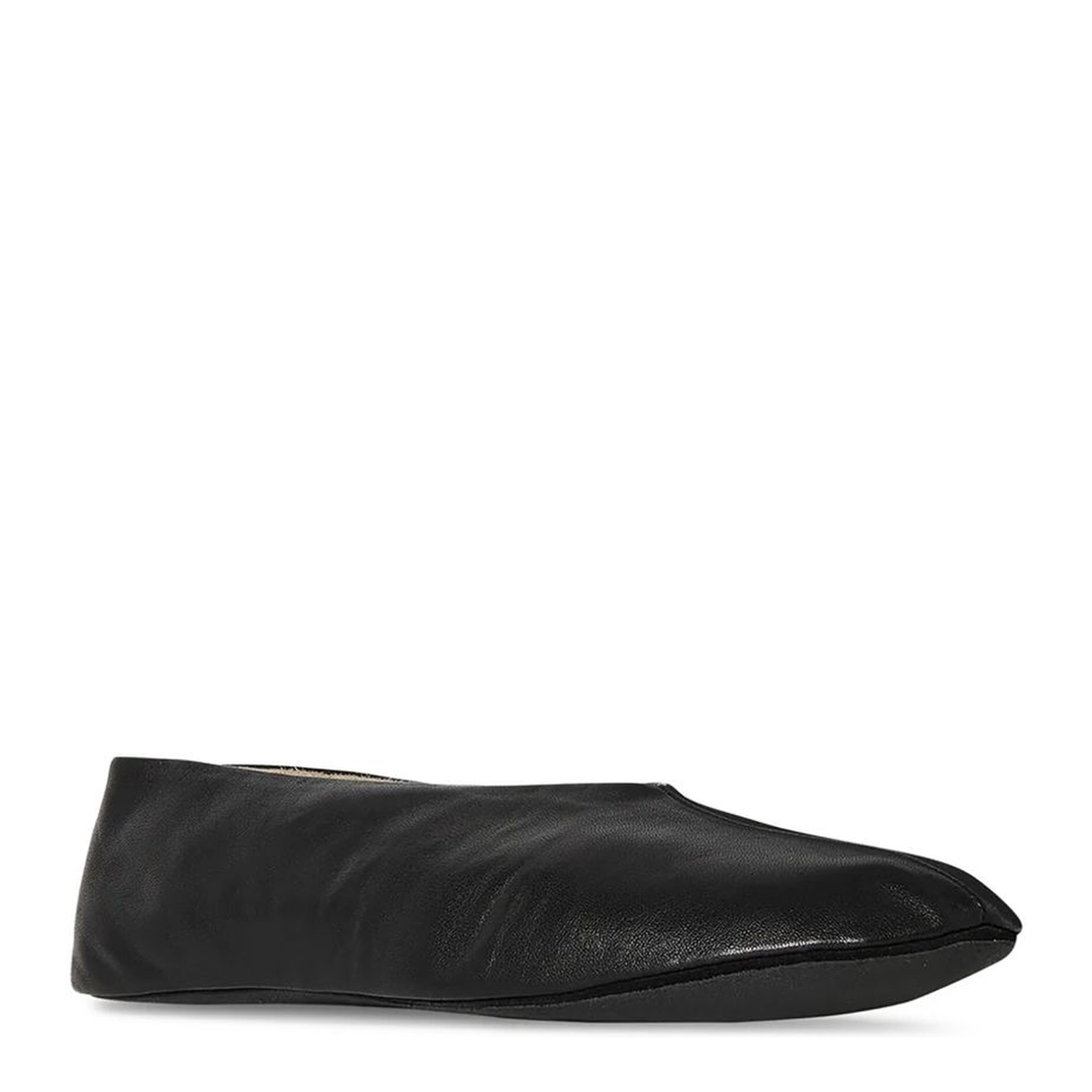 Black Pointed Toe Slip-On Design - Image 2