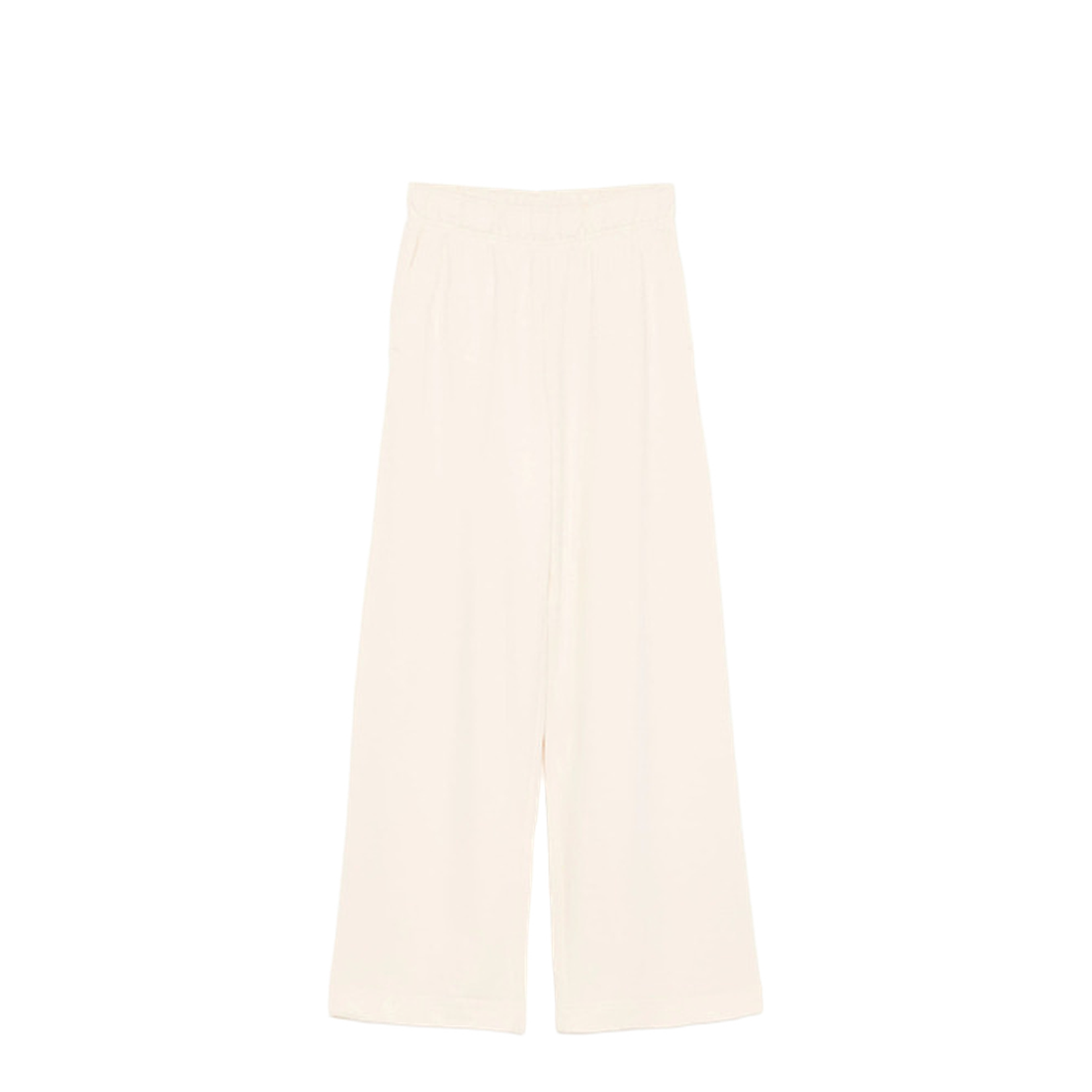 Ivory Cotton Jersey Trousers - Image 1