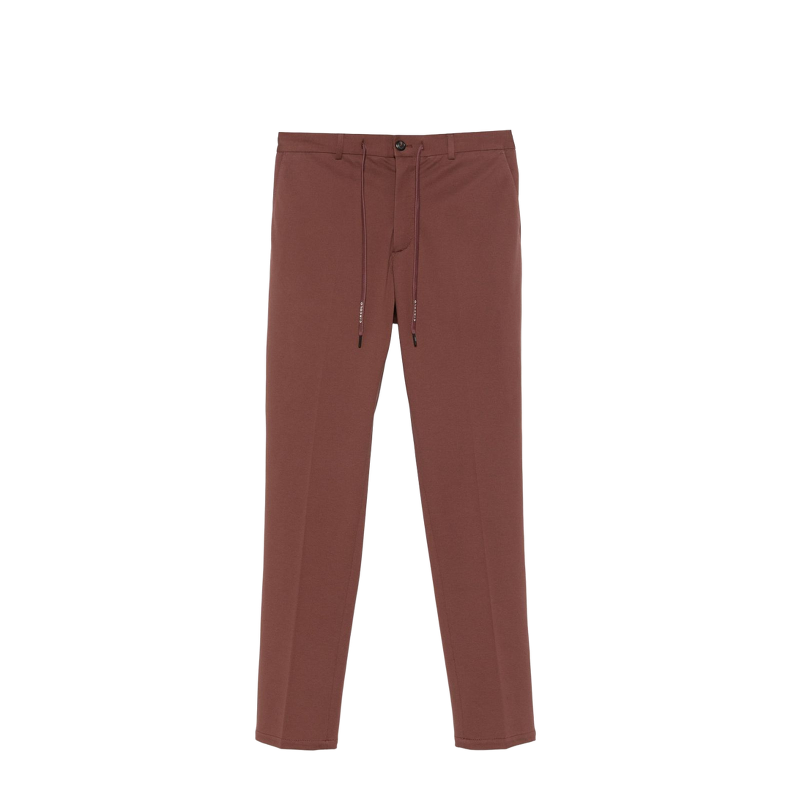 Cotton Trousers In Brown - Image 1
