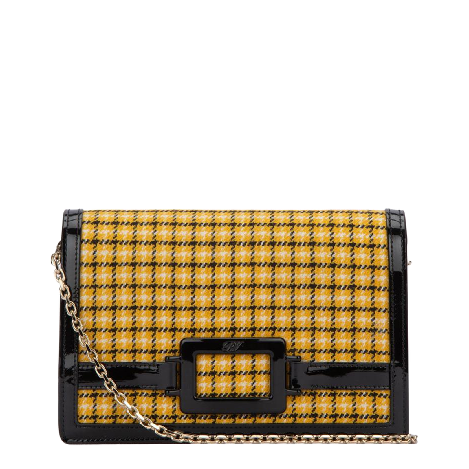 Buckle Clutch Bag in Fabric - Image 1