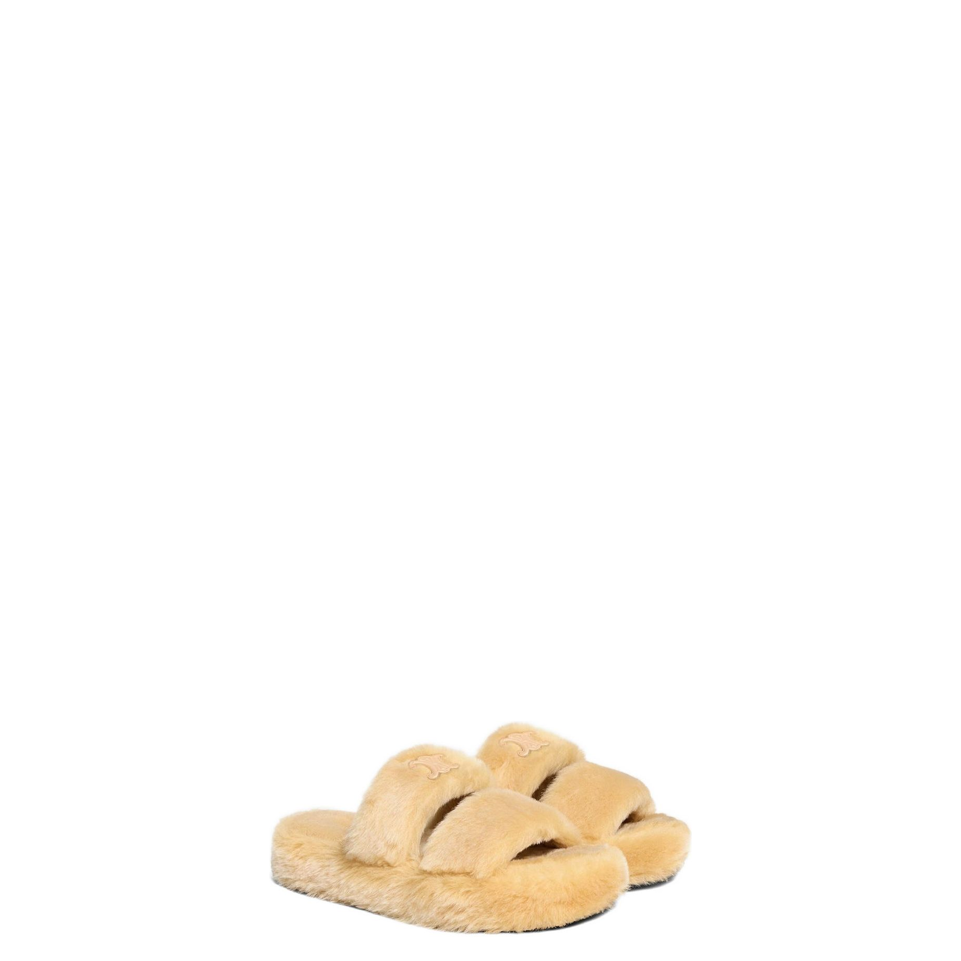 Triomphe Slide 05 Shearling Sandals - Image 2