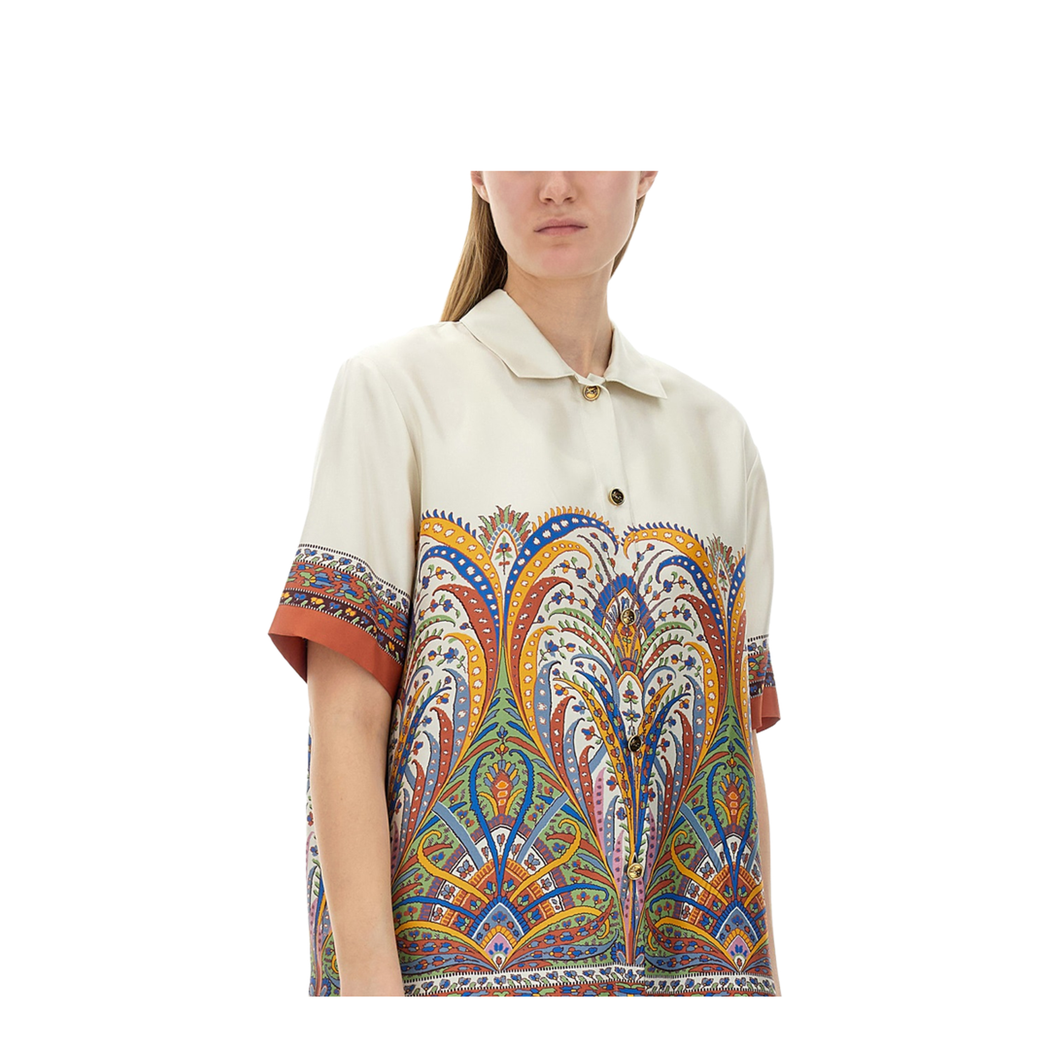 Printed Silk Shirt - Image 4