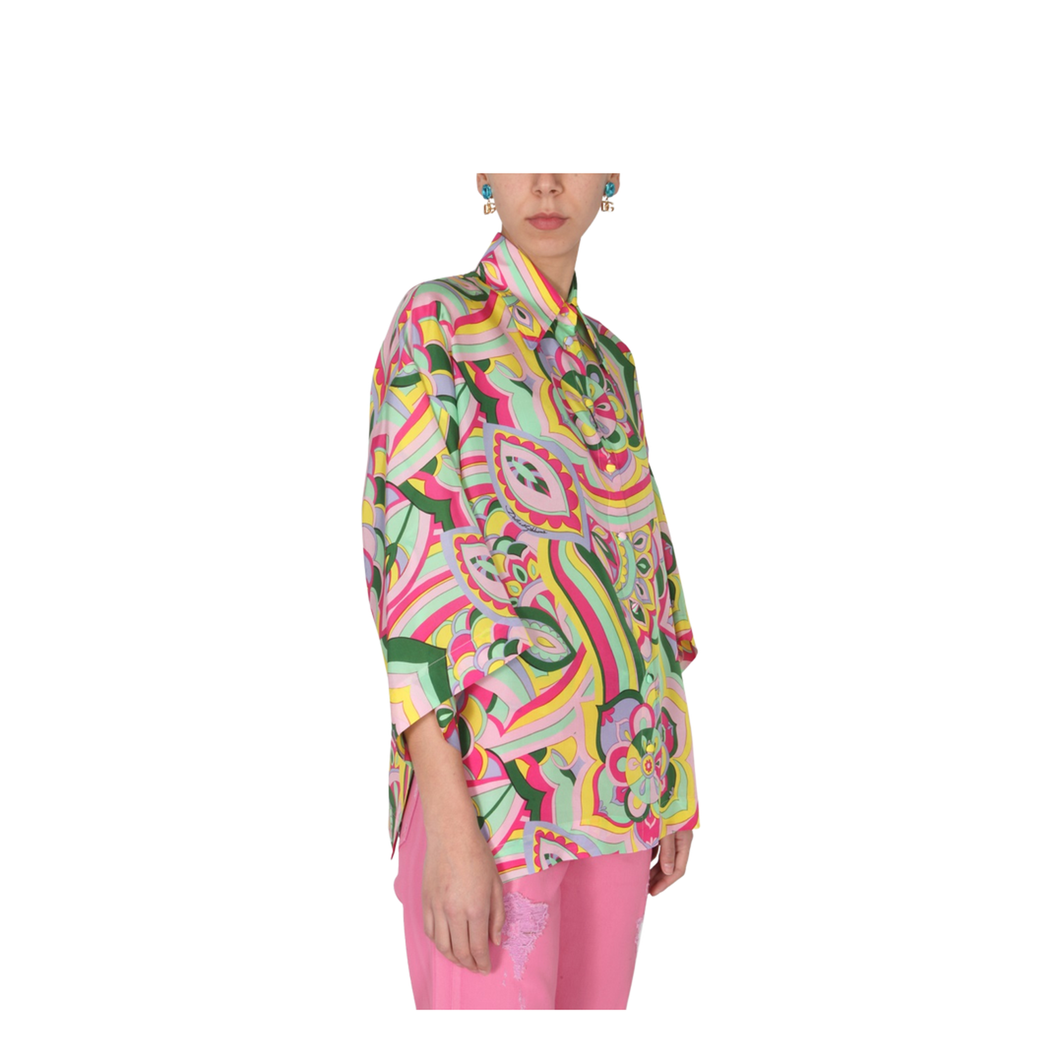 60's Print Shirt - Image 4