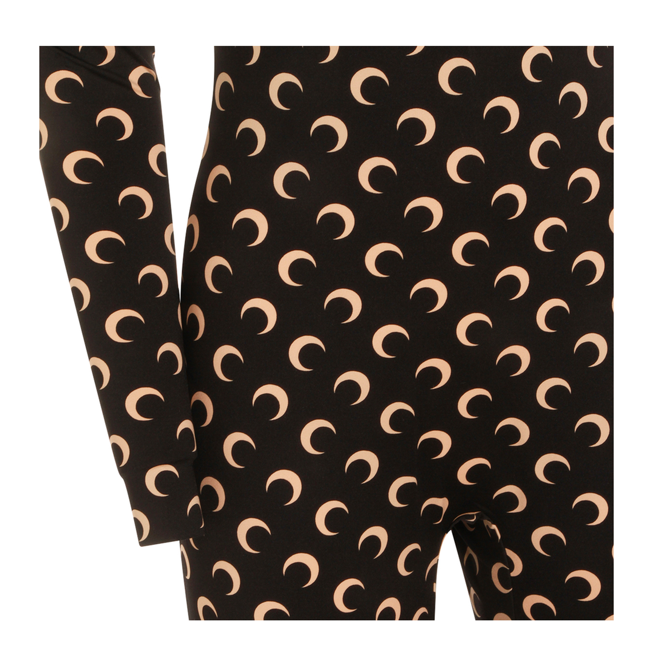 Moon Printed Catsuit - Black - Image 7