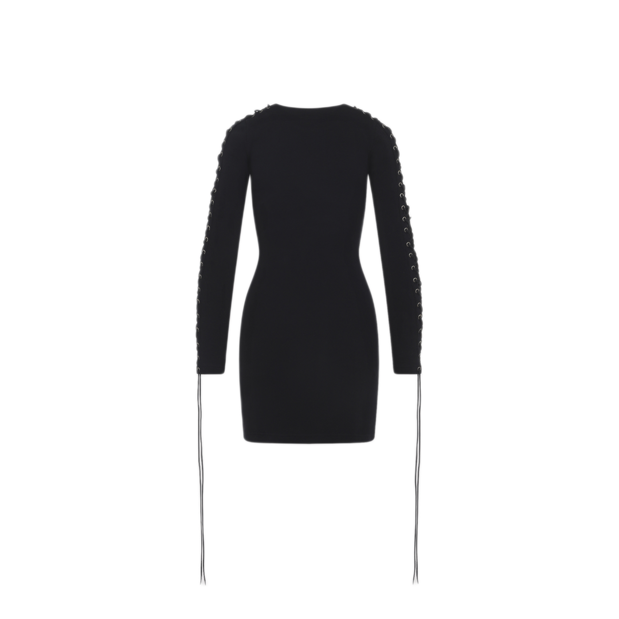 Lace-Up Mini Dress - Image 4