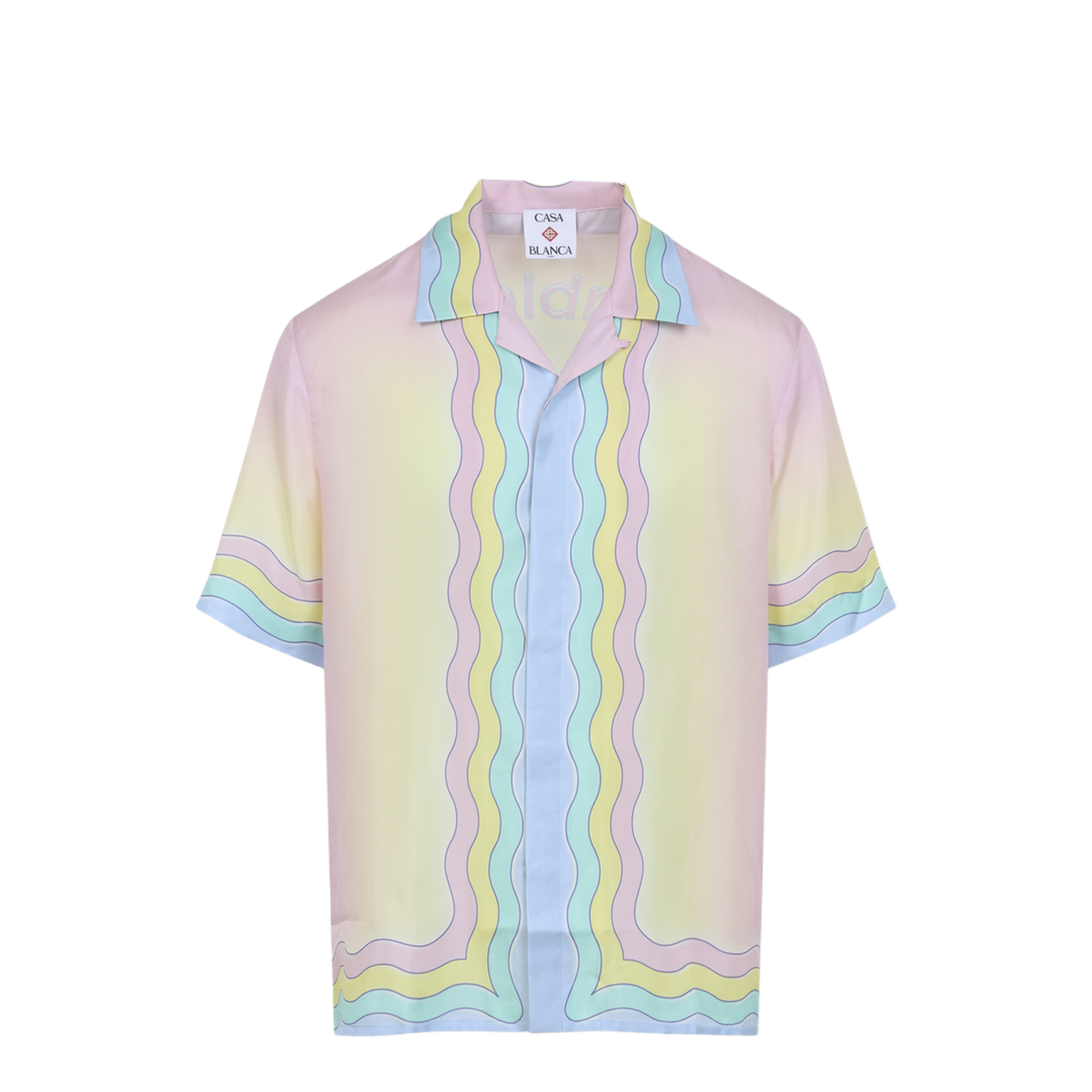 All-over Monogram Jacquard Pattern Polo Shirt - Image 1
