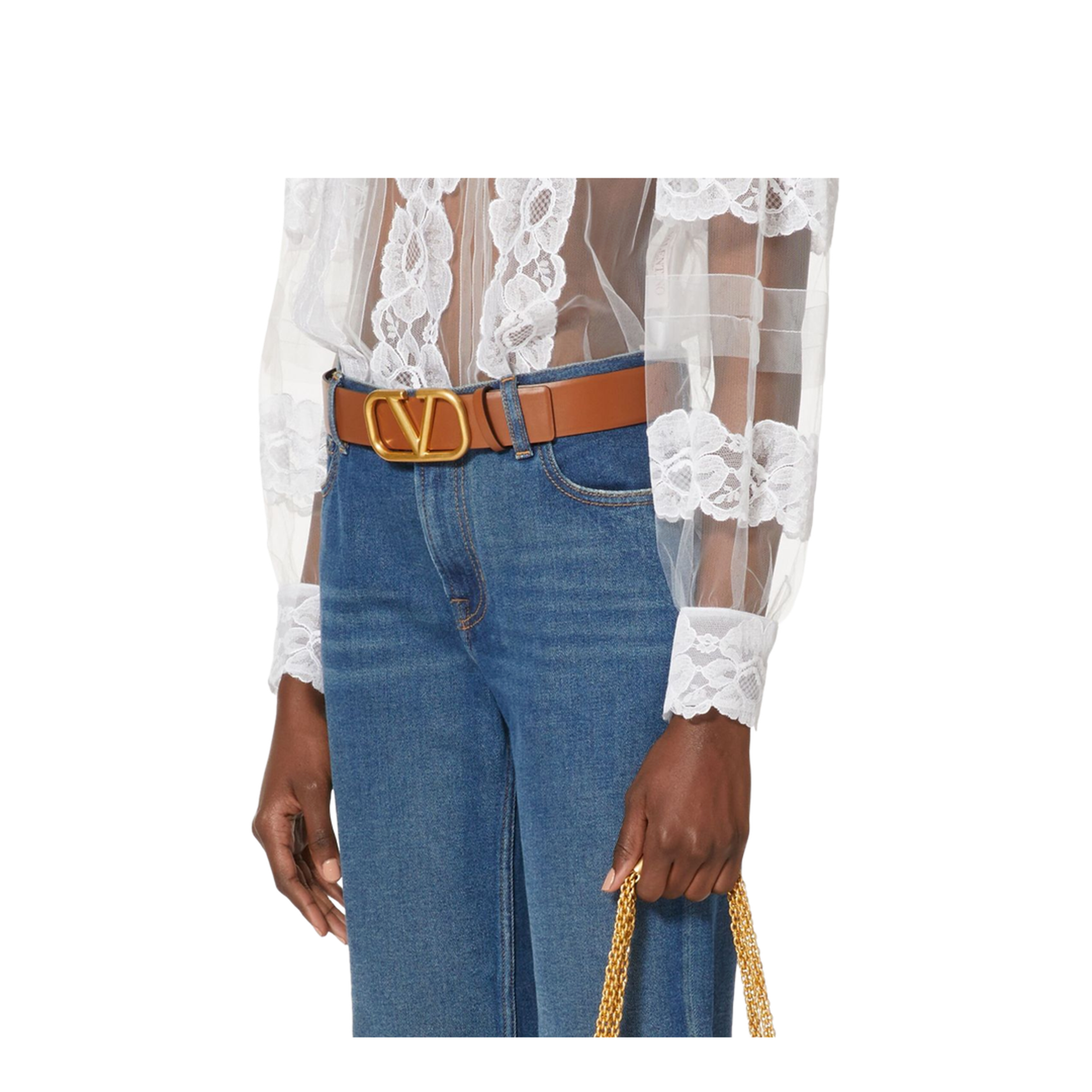 V Logo Reversible Belt - Image 2