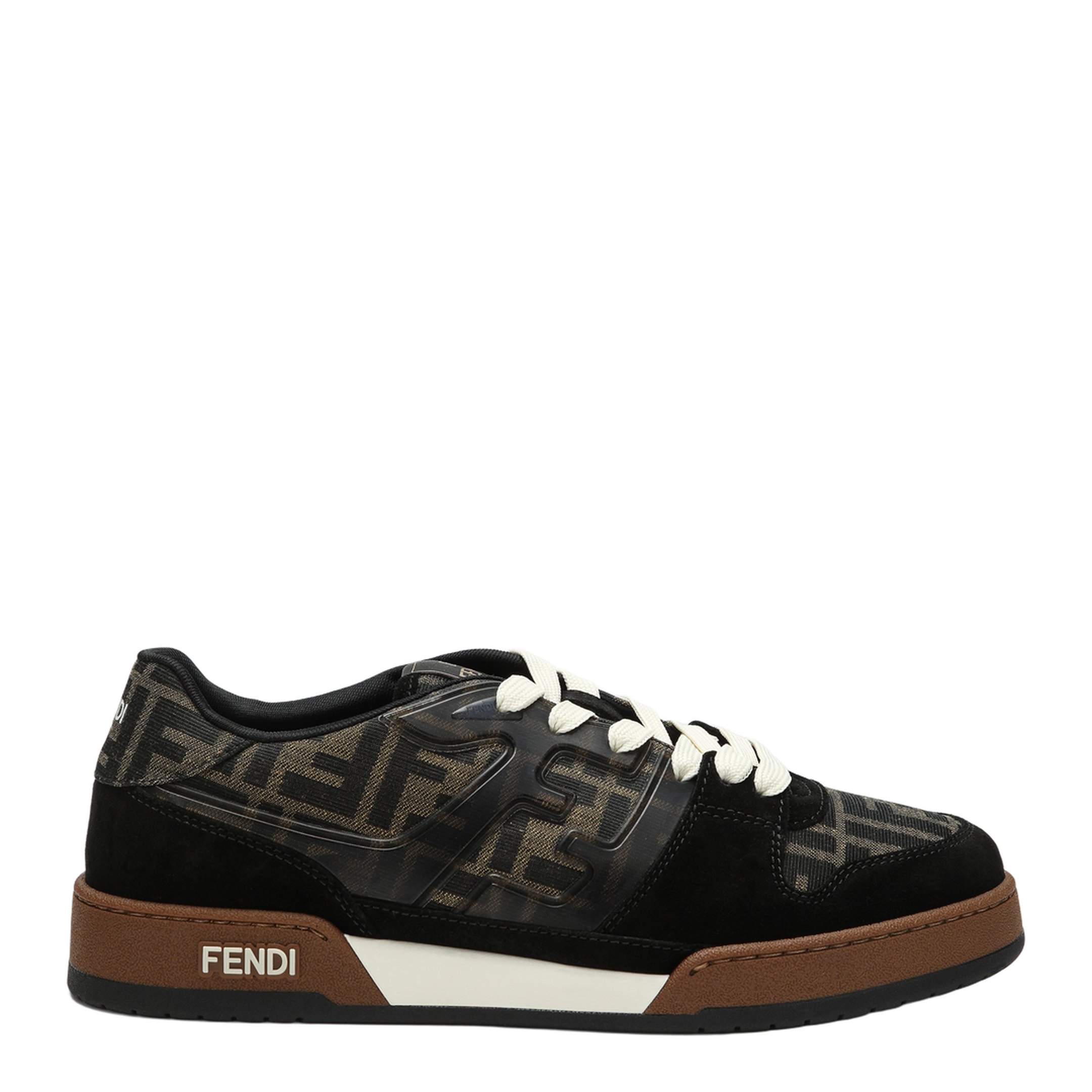 Match Sneaker in Black/Tabacco FF Jacquard - Image 1