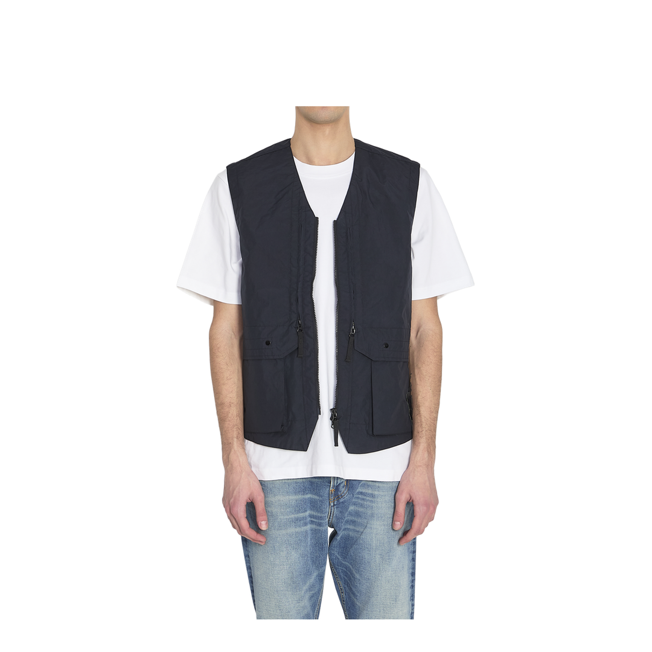 Metal Lamina Poly Ripstop Vest - Image 1