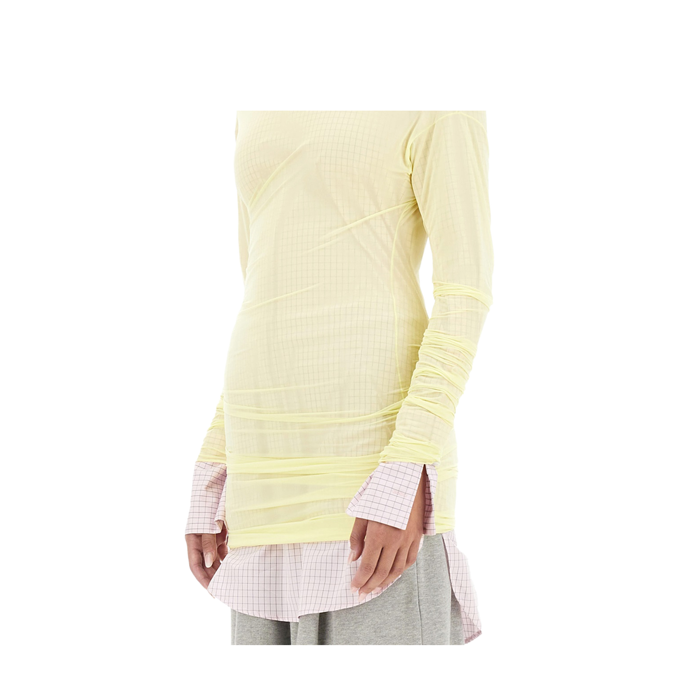 Tulle Tops In Yellow - Image 4