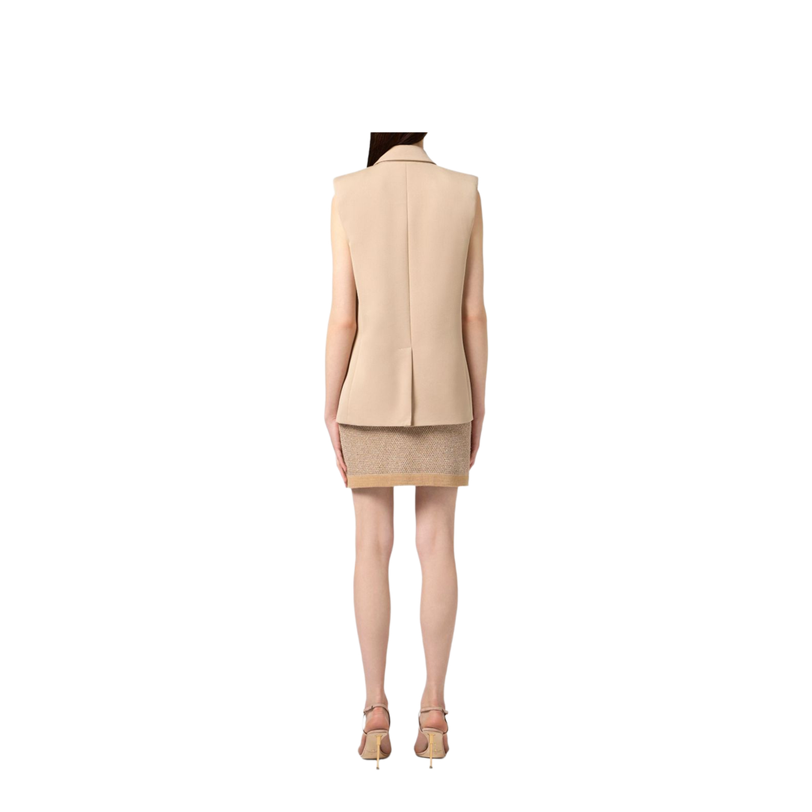 Knitted Skirt With Sequins - Image 5