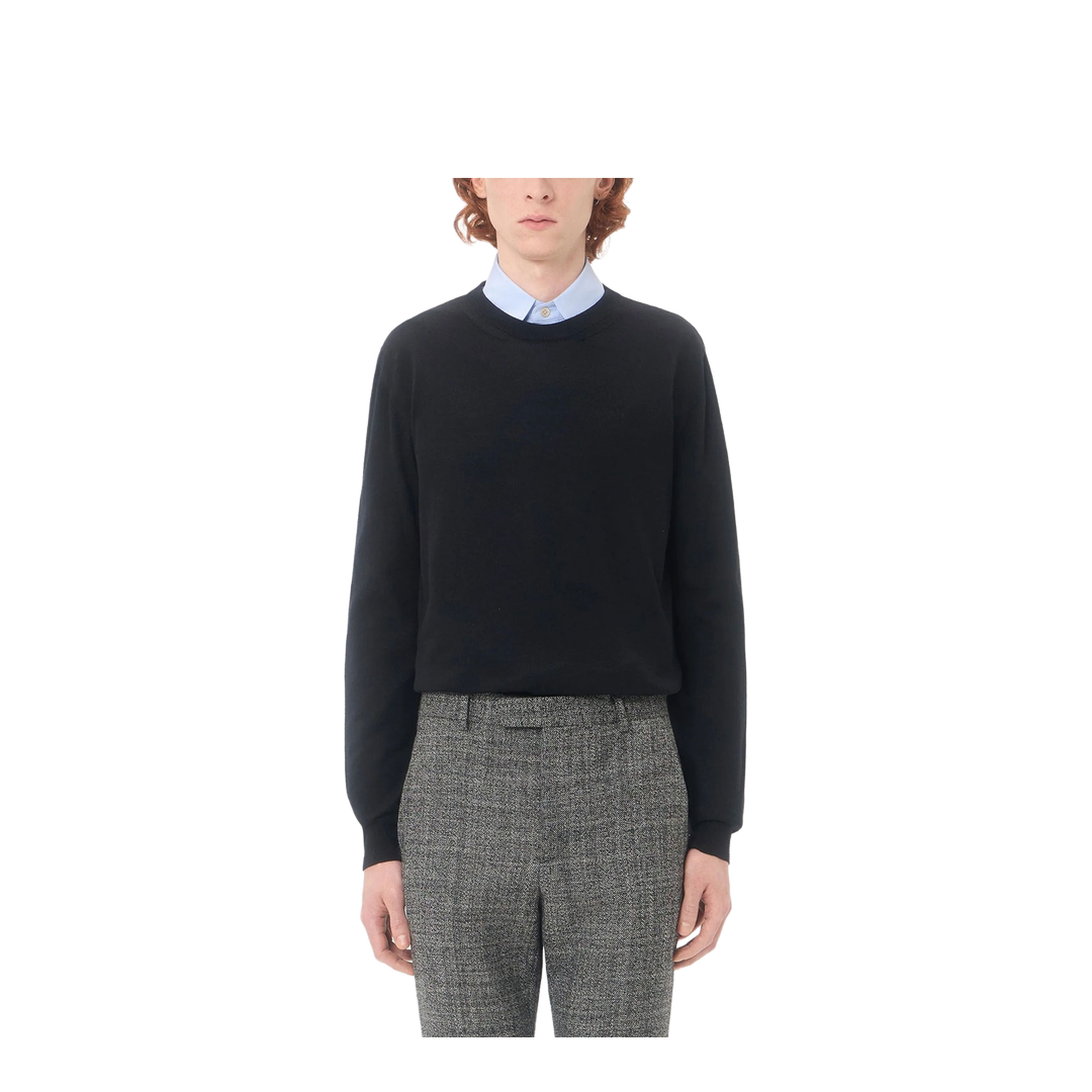 Wool Jumper with Vlogo Embroidery - Image 3