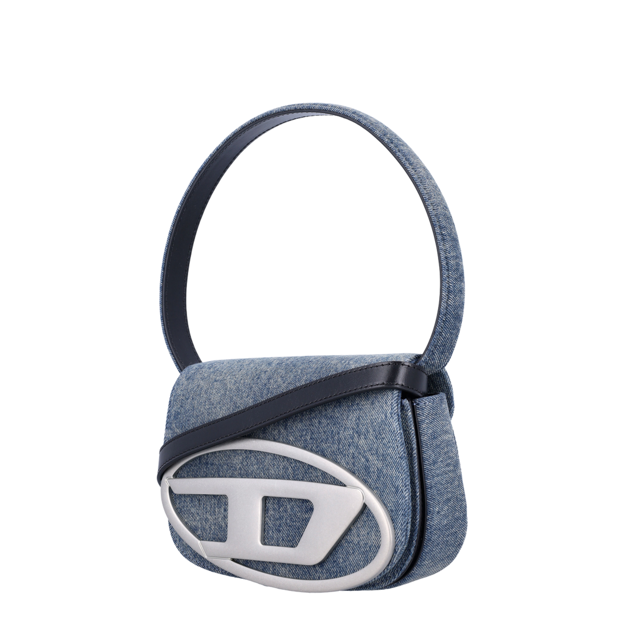 1DR Denim Shoulder Bag - Clear Blue - Image 3