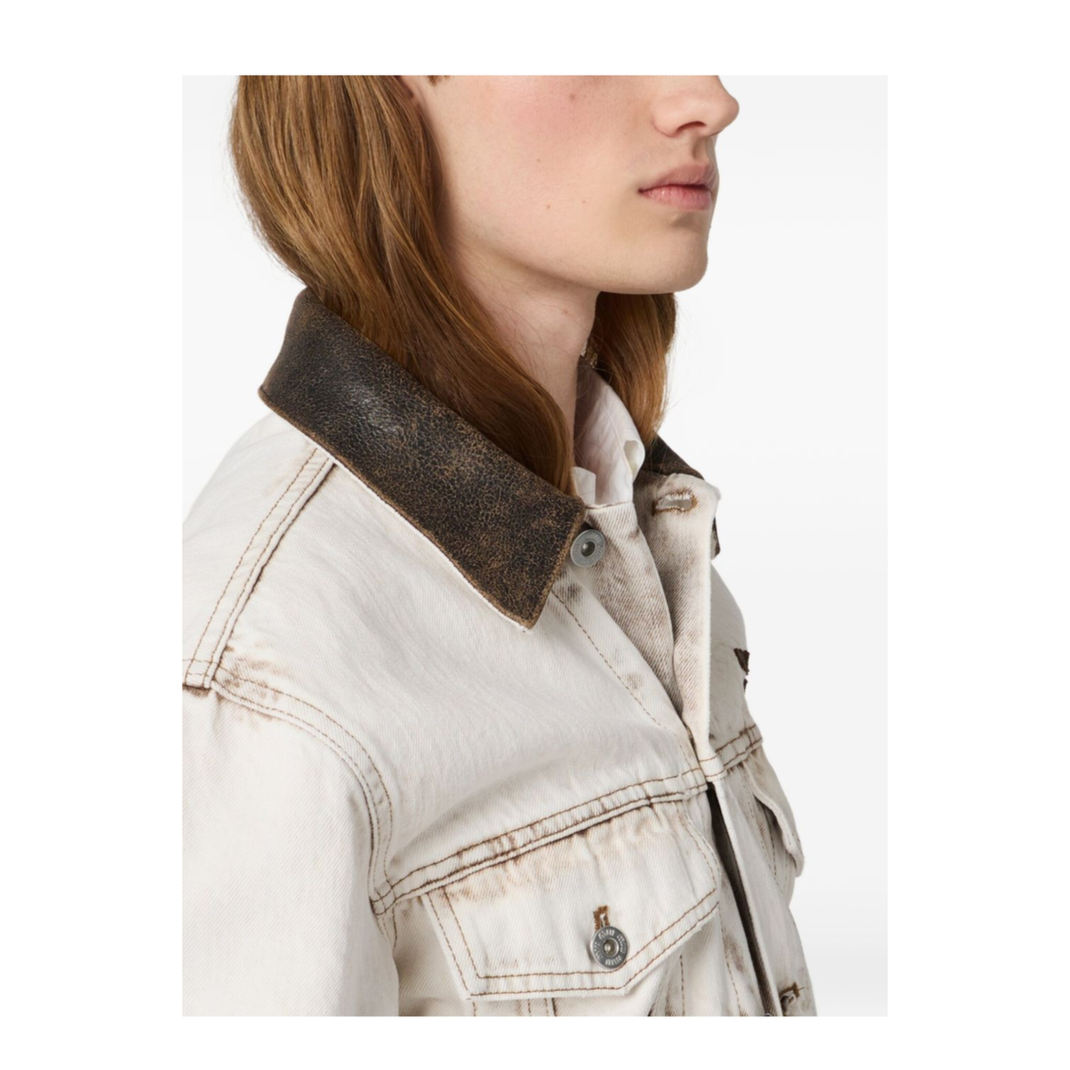 Denim Bomber Jacket - Image 3